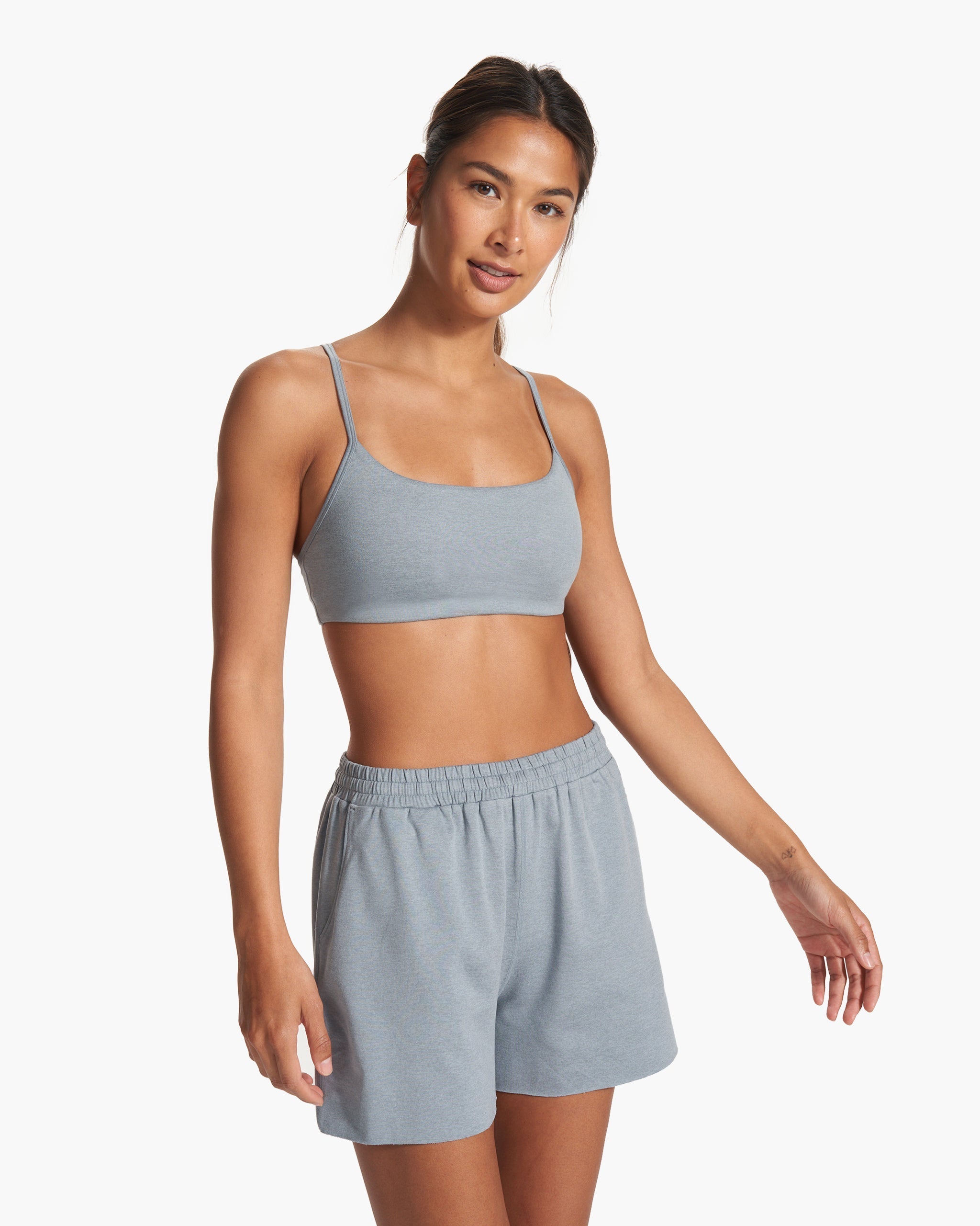 Halo Essential Bra | Flint Heather