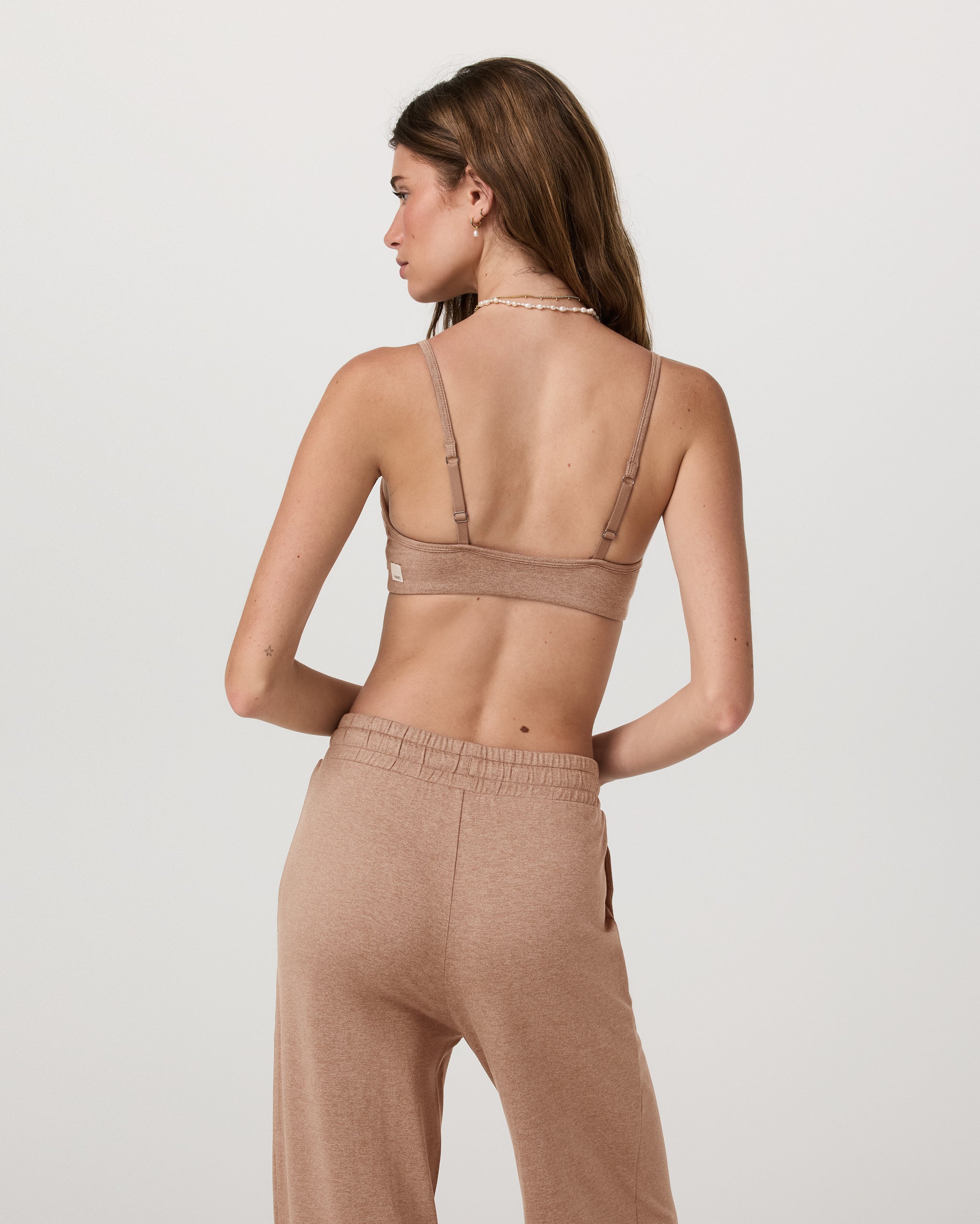 Halo Essential Bra | Nutmeg Heather