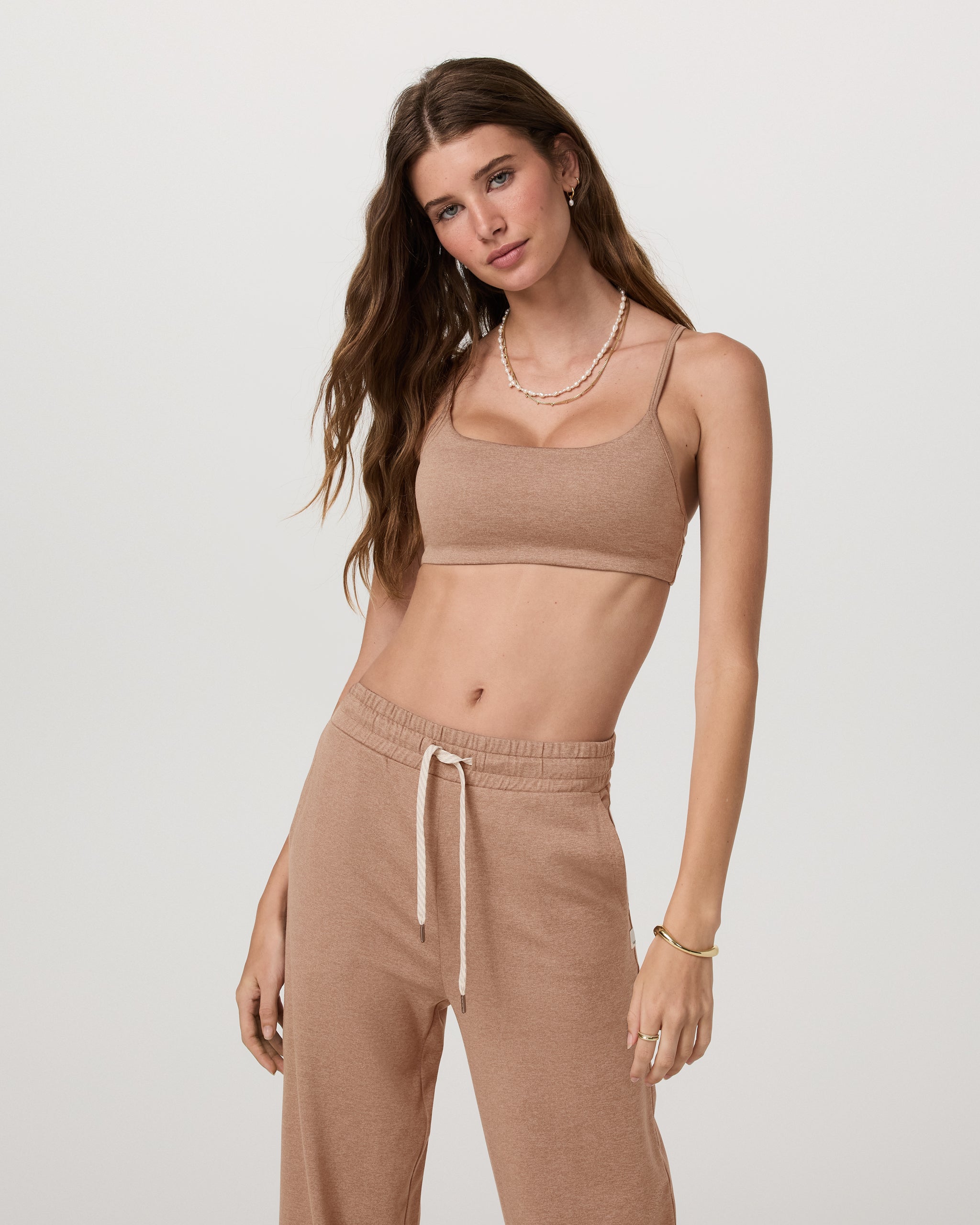 Halo Essential Bra | Nutmeg Heather