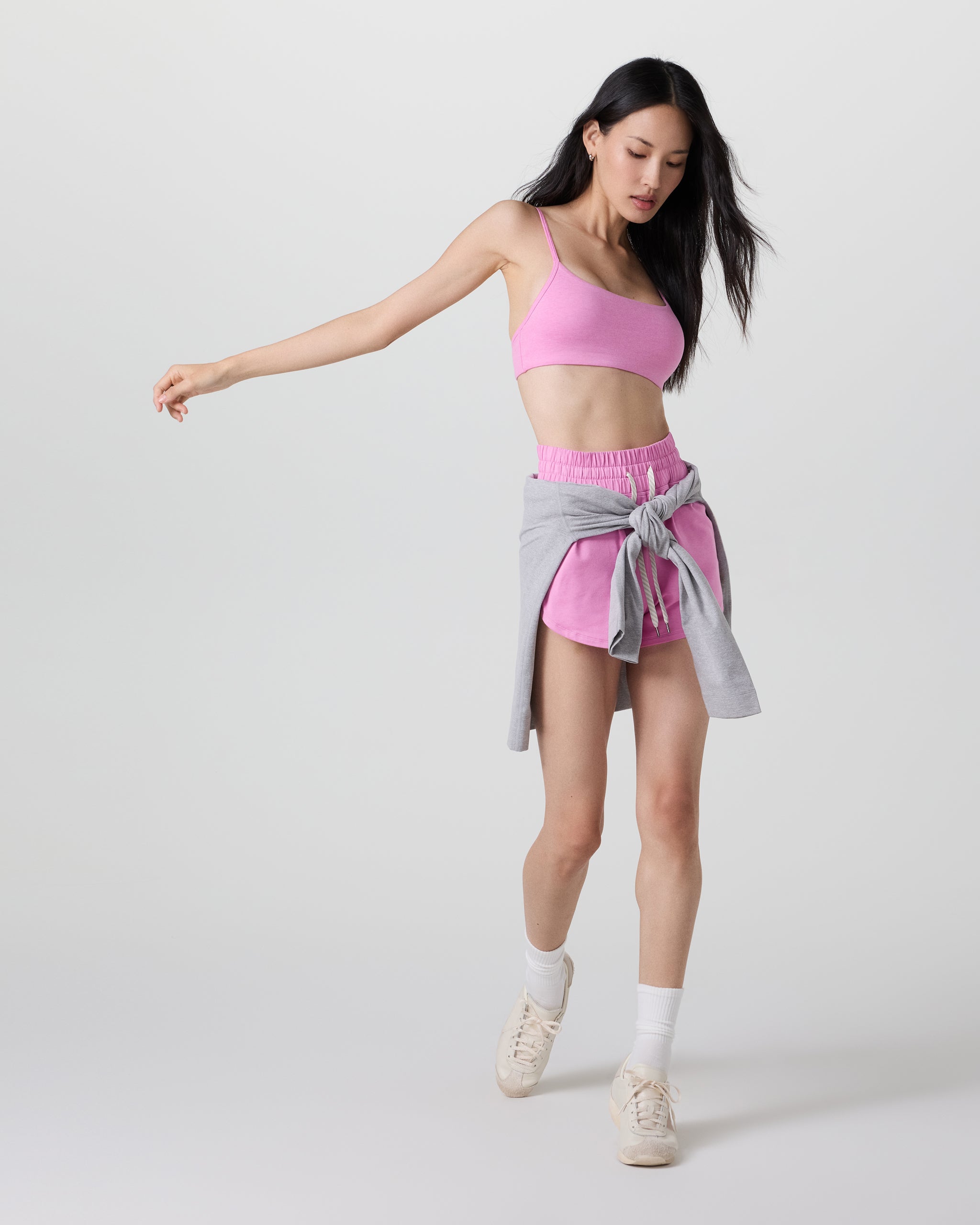 Halo Essential Bra | Azalea Pink Heather