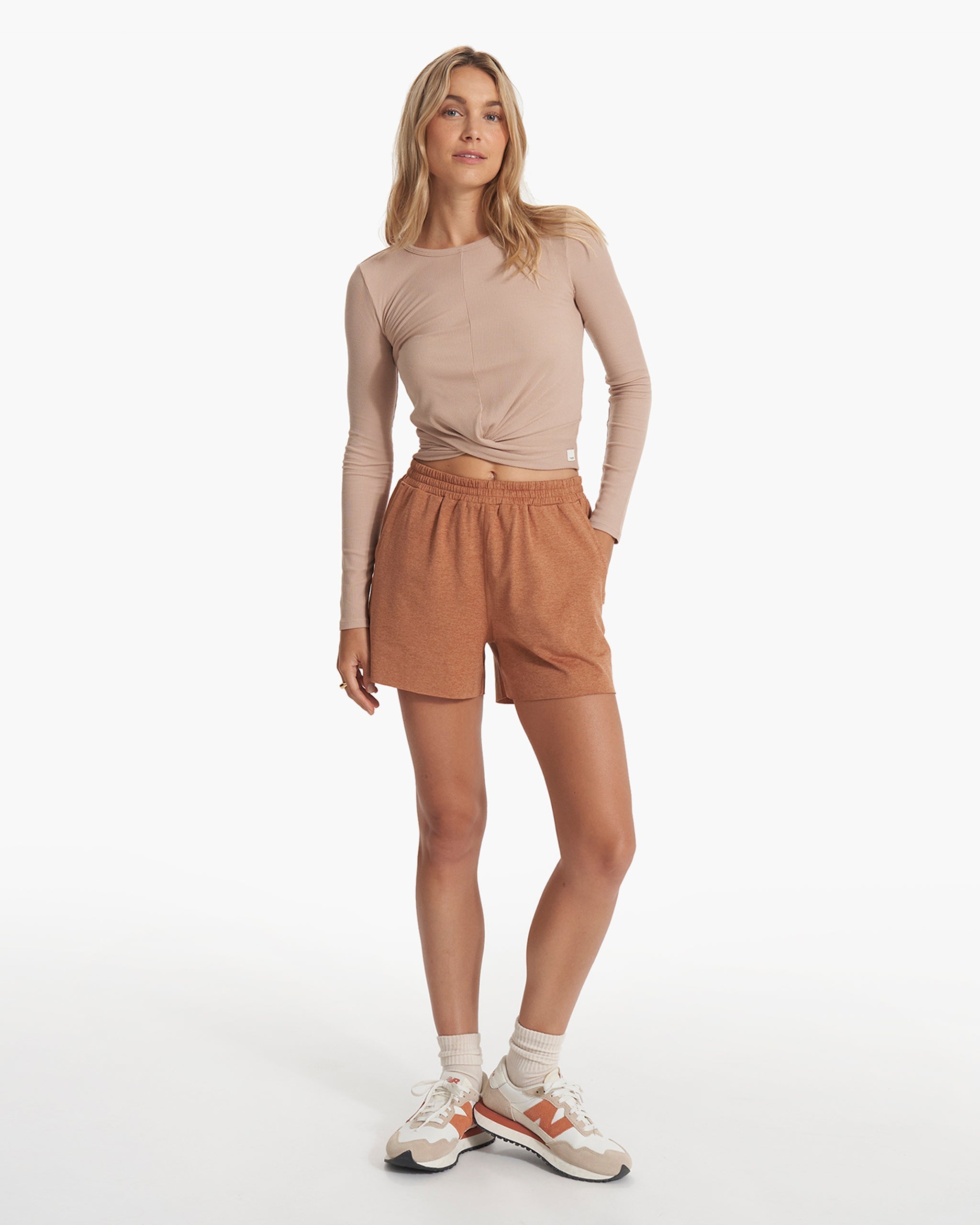Long Sleeve Cove Twist Tee | Coconut