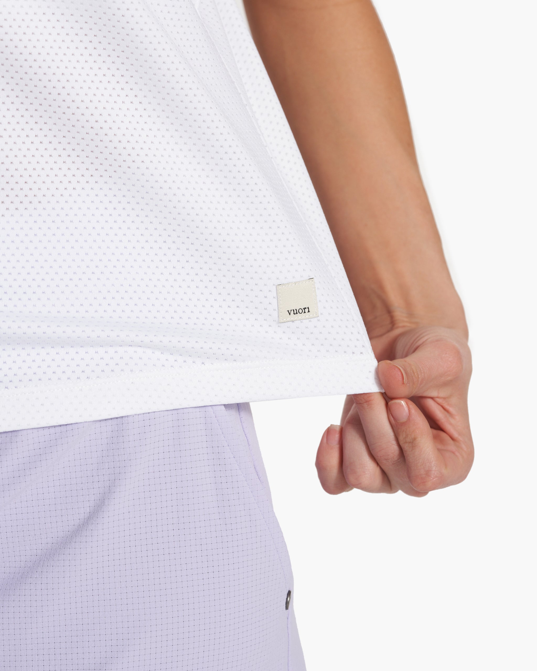 Micro Mesh Tank | White