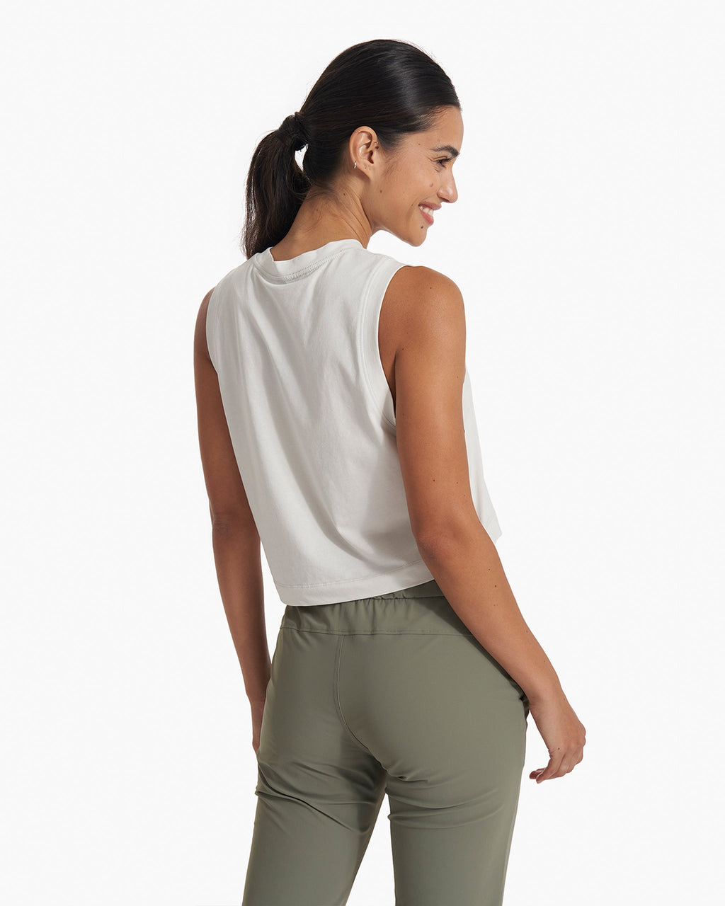 Feather Crop Tank | Salt