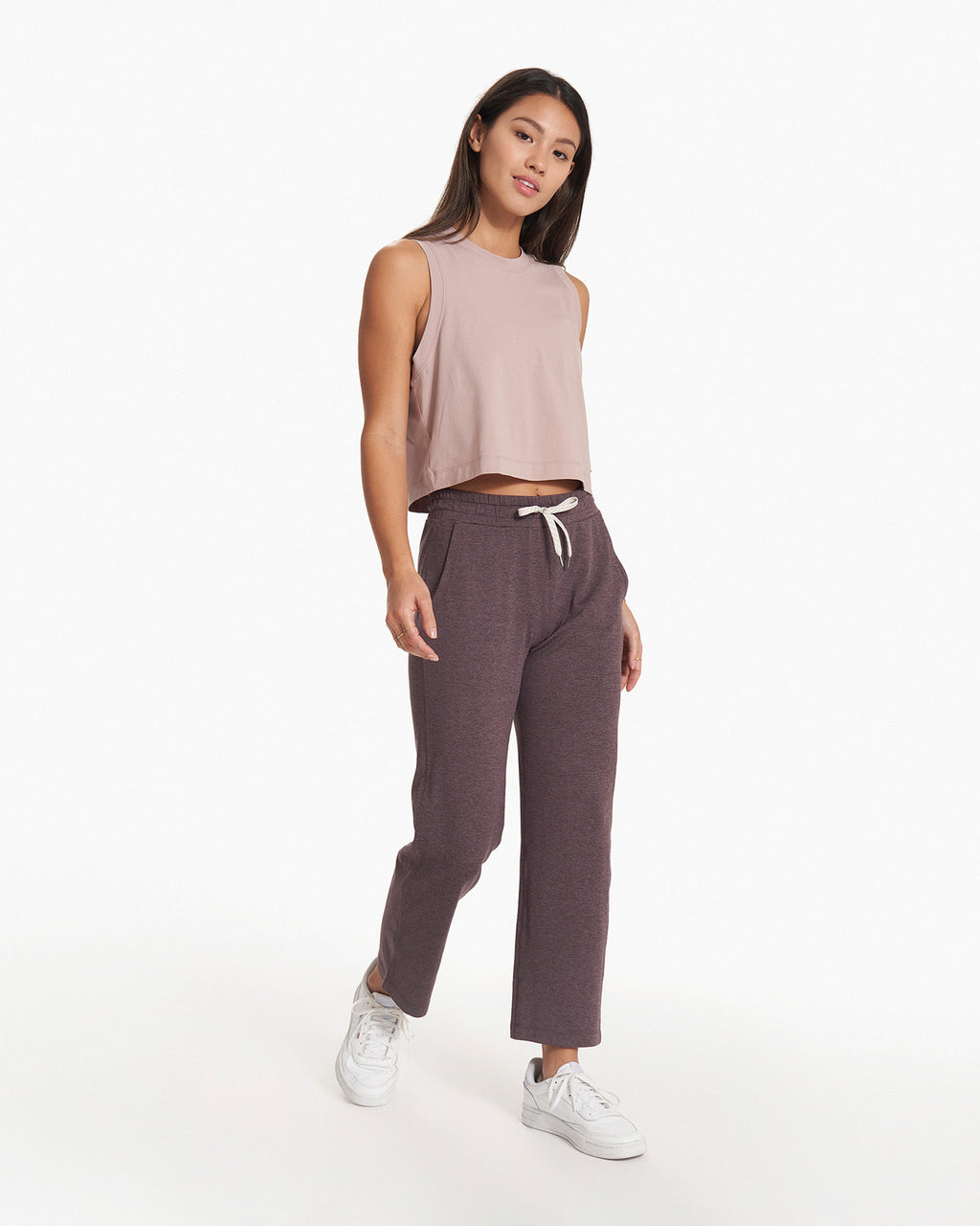 Feather Crop Tank | Umber