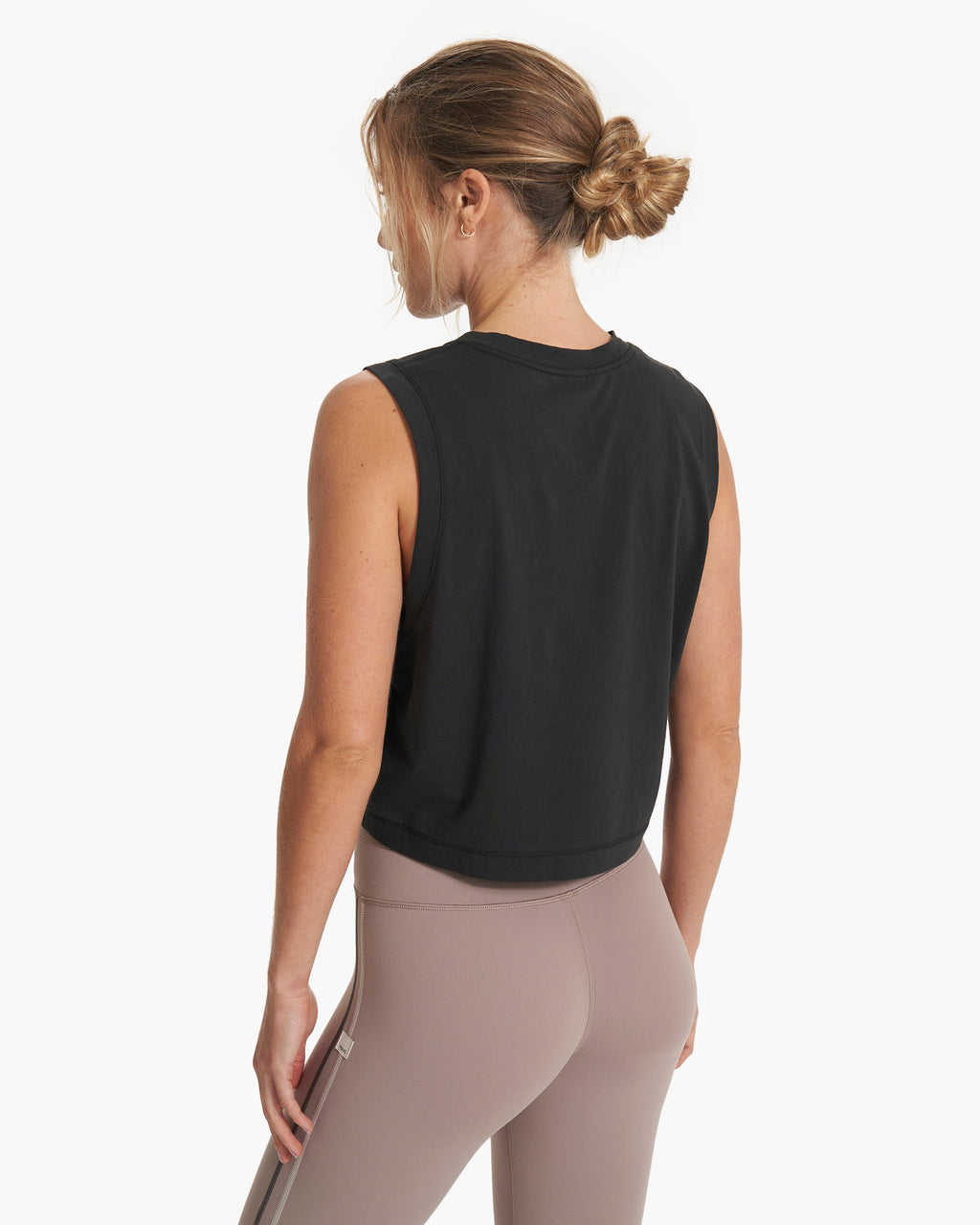 Feather Crop Tank | Washed Black