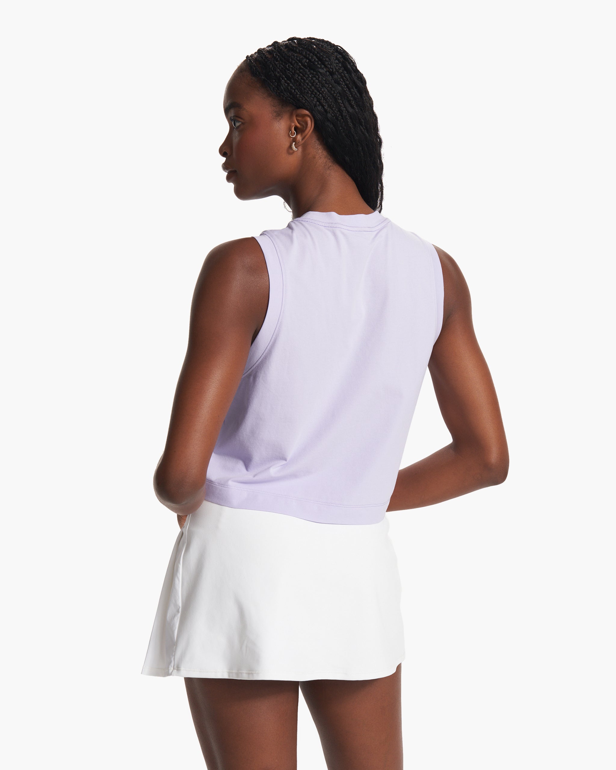 Feather Crop Tank | Zinnia