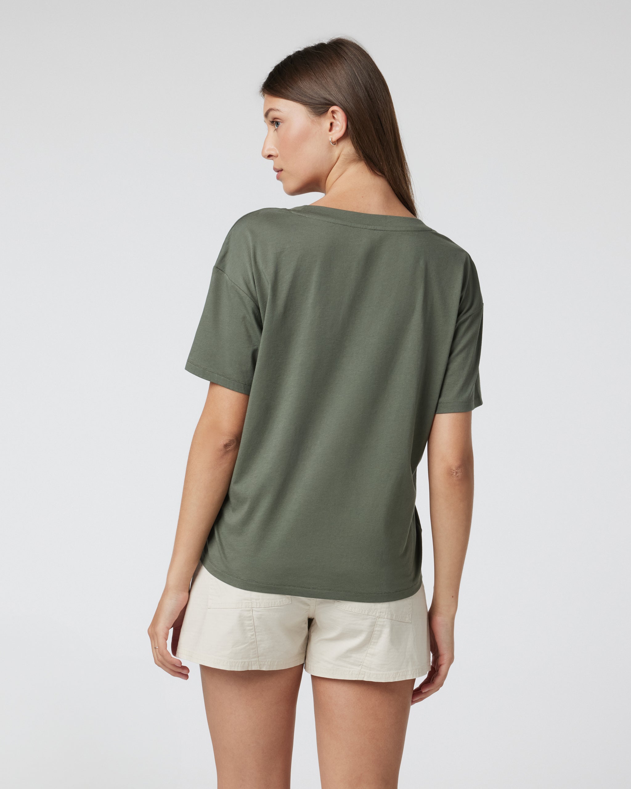 Sutton V-Neck | Army
