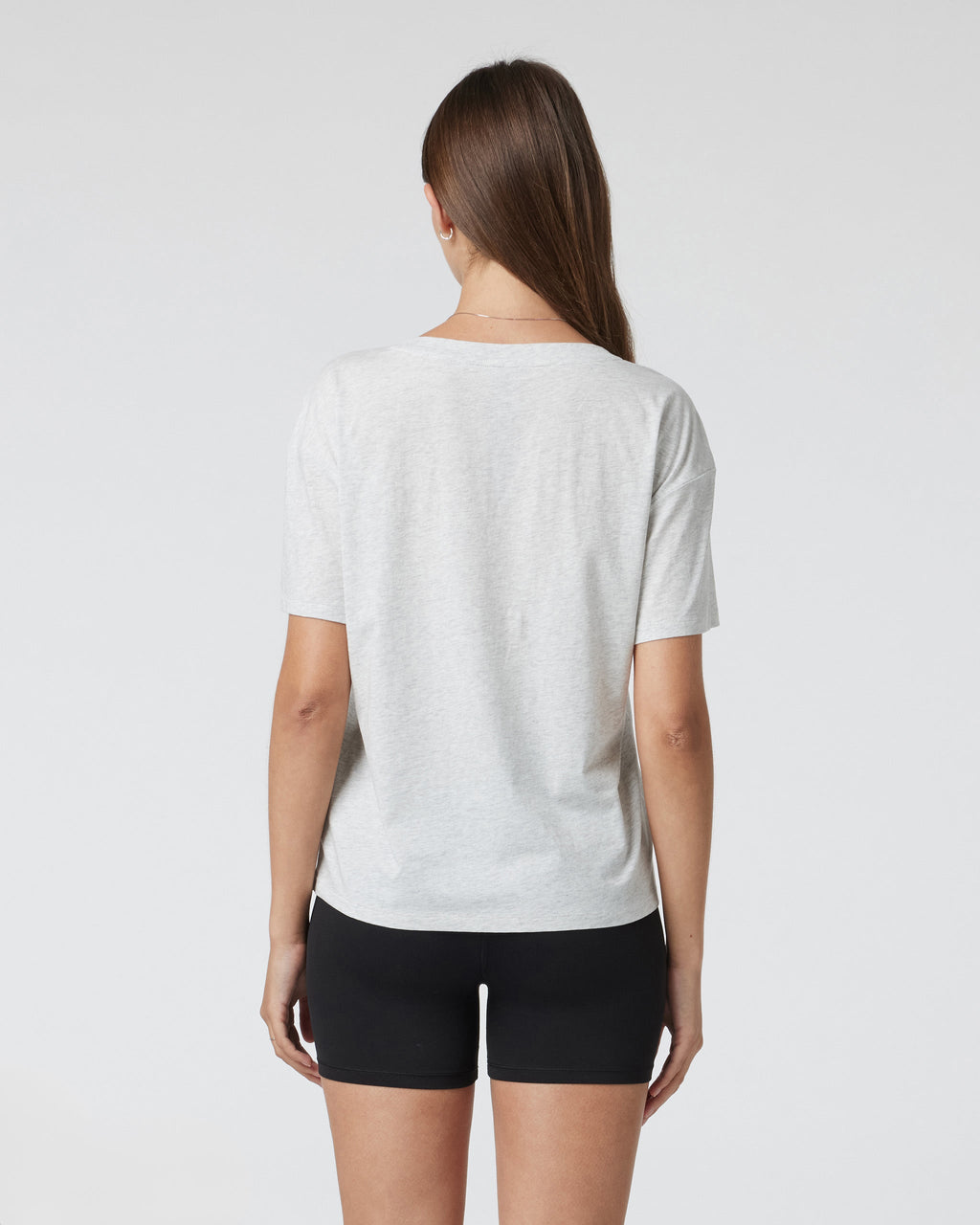 Sutton V-Neck | Light Heather Grey