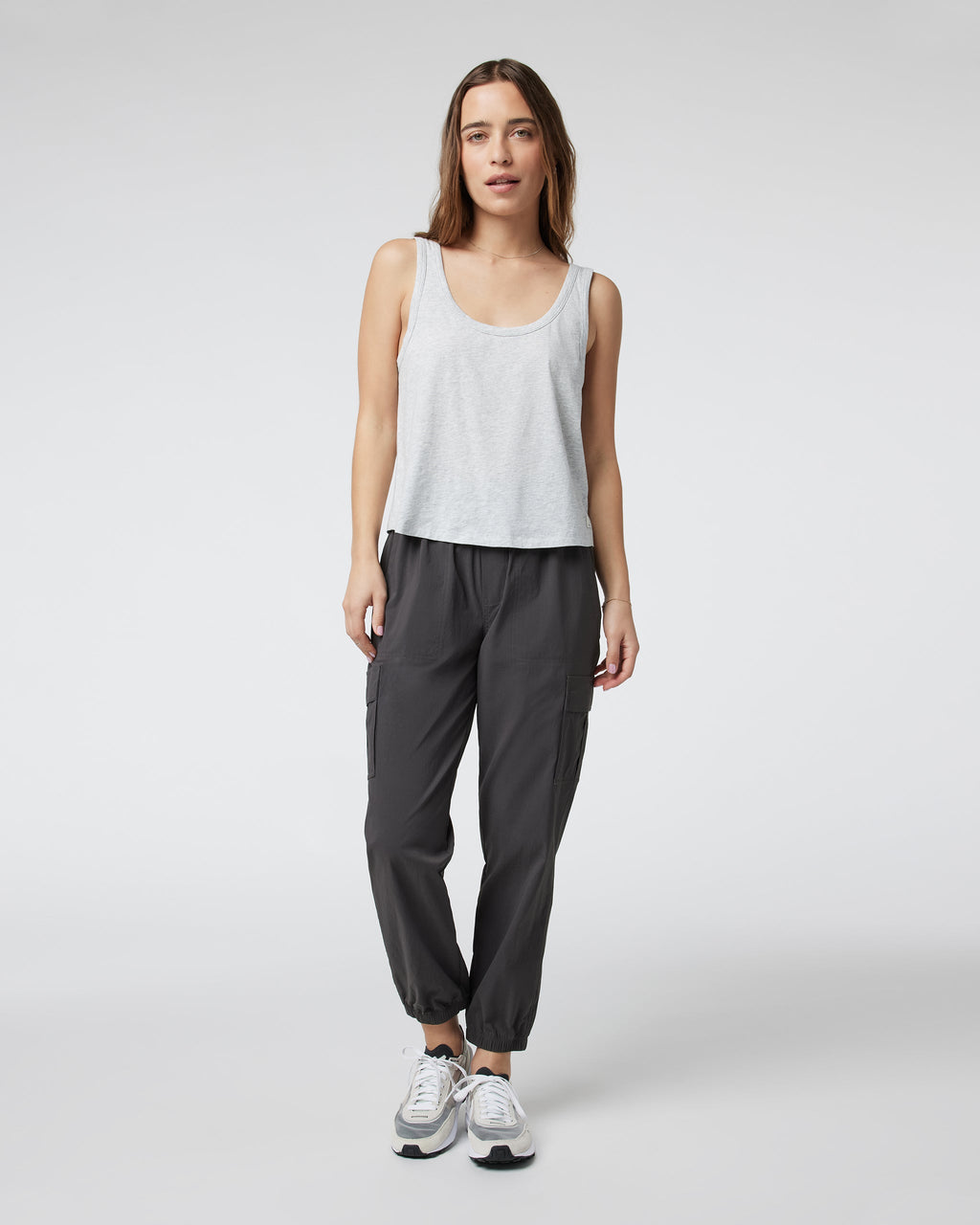 Sutton Relaxed Tank | Light Heather Grey