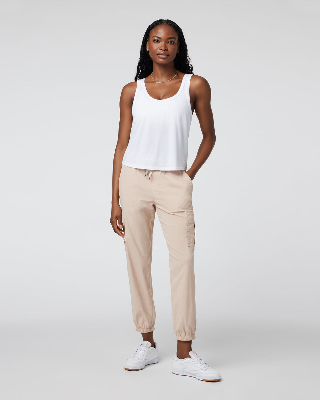 Sutton Relaxed Tank | White