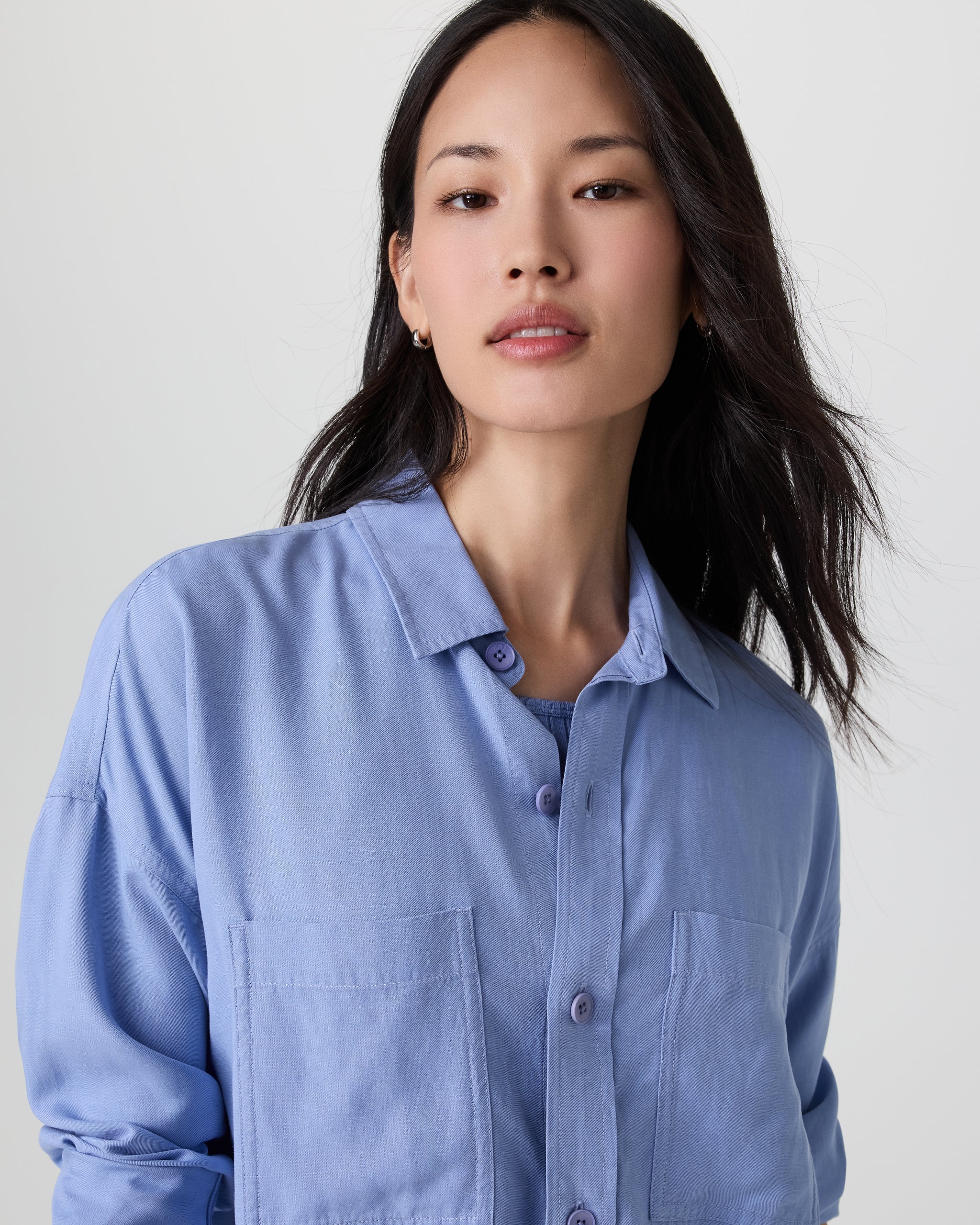 Trestles Twill Button Up | Bluebell