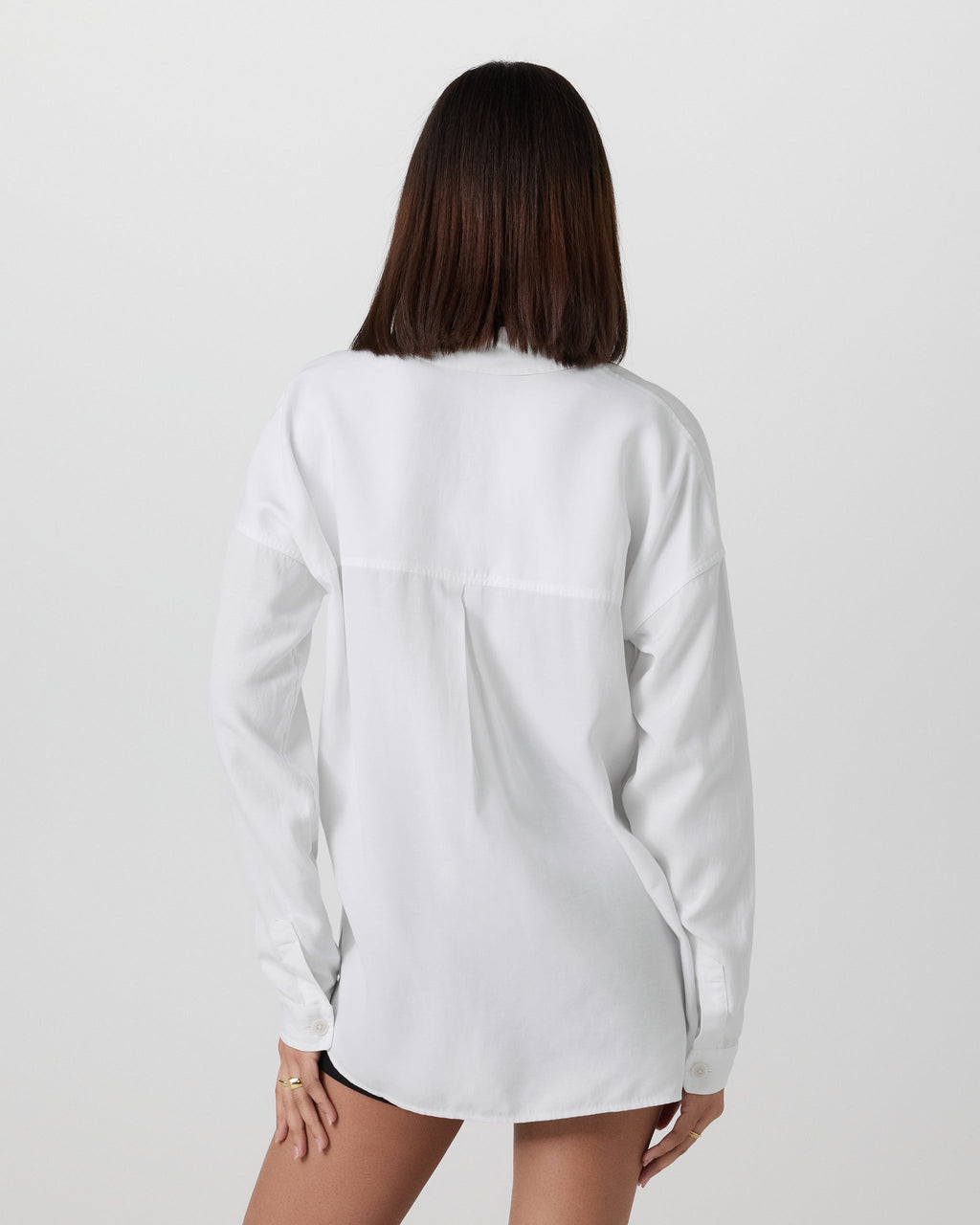 Trestles Twill Button Up | White