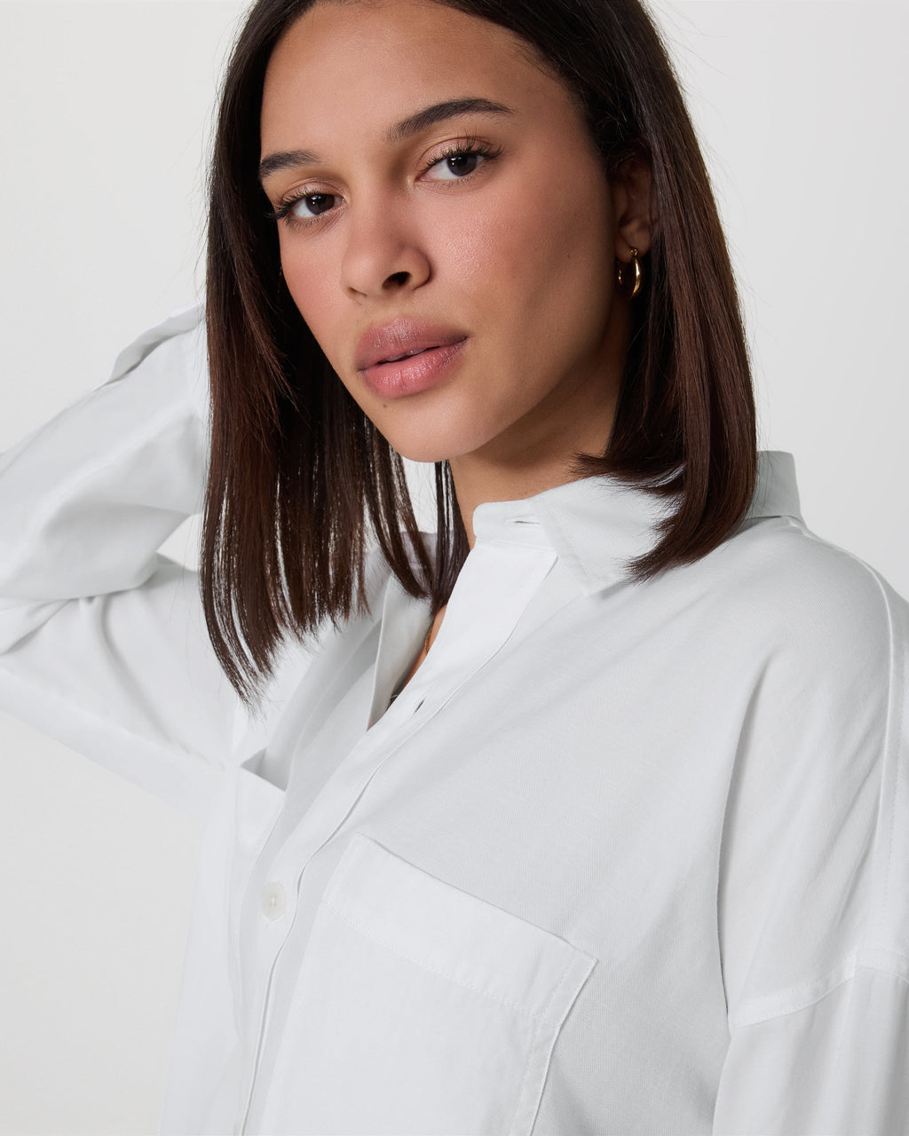 Trestles Twill Button Up | White