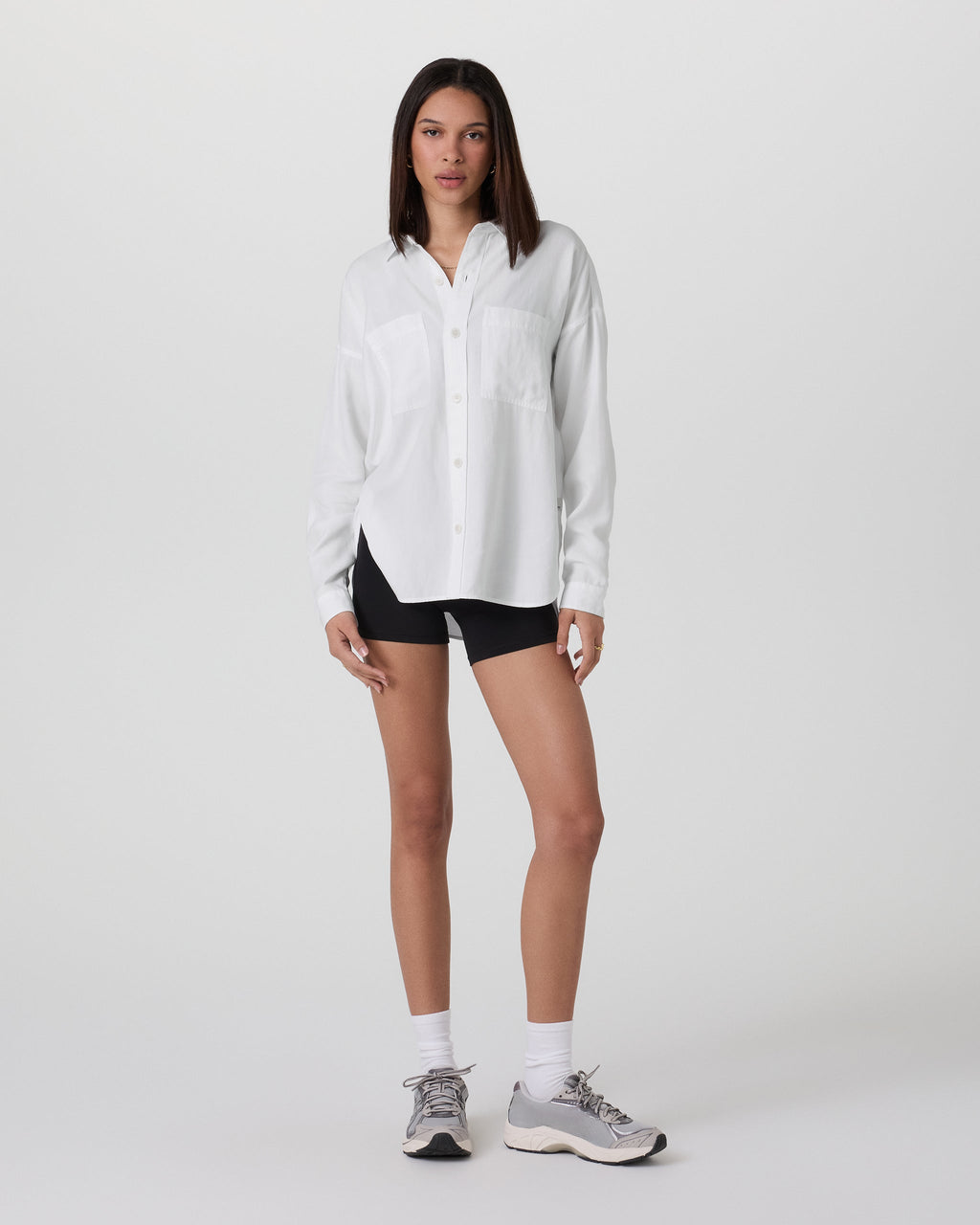 Trestles Twill Button Up | White