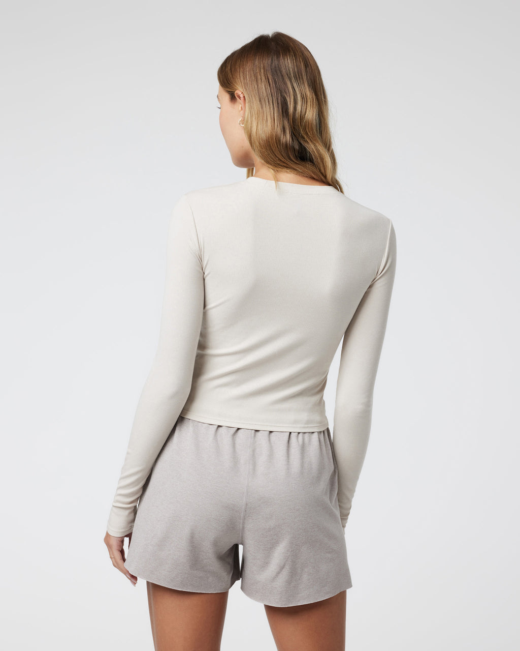 Long Sleeve Pose Corset Top | Dune