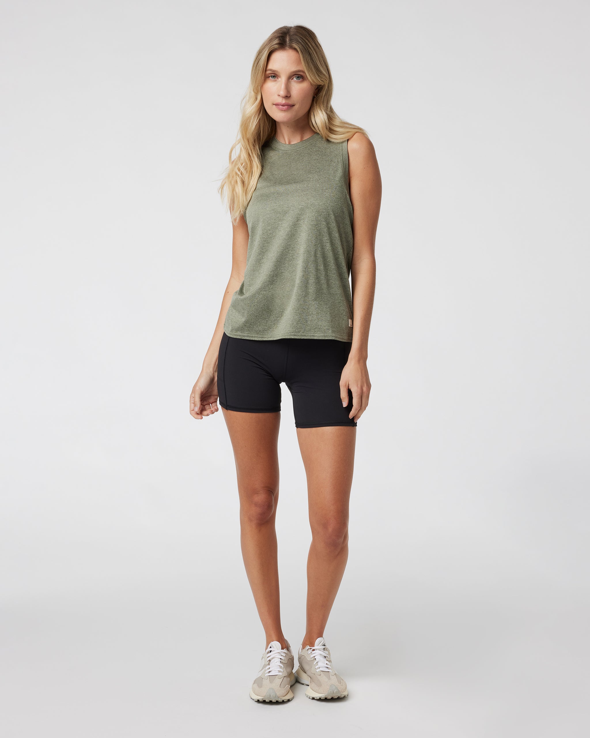 Energy Top Long | Pistachio Heather