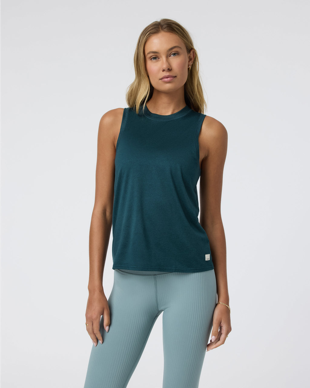 Energy Top Long | Moss Heather