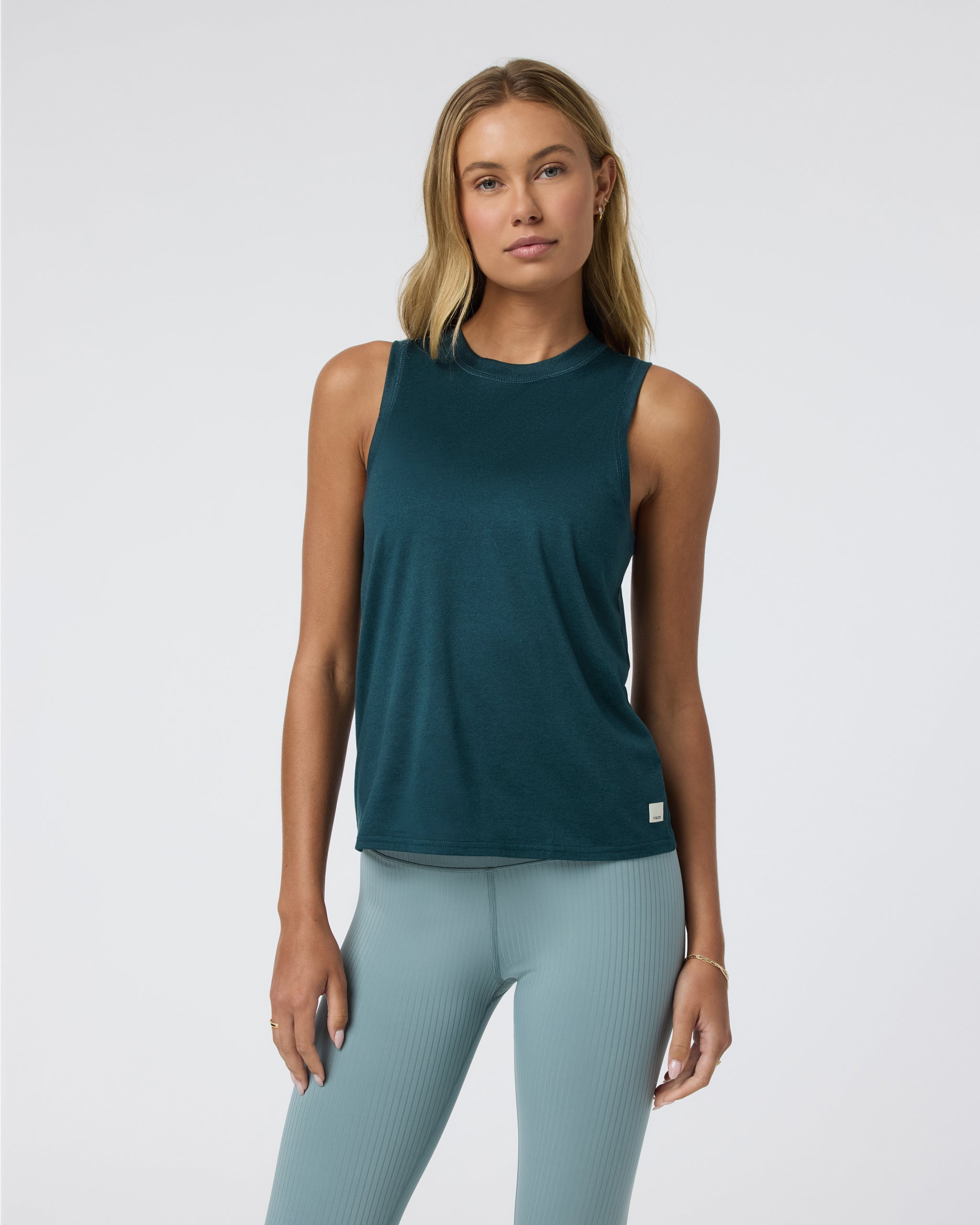 Energy Top Long | Moss Heather