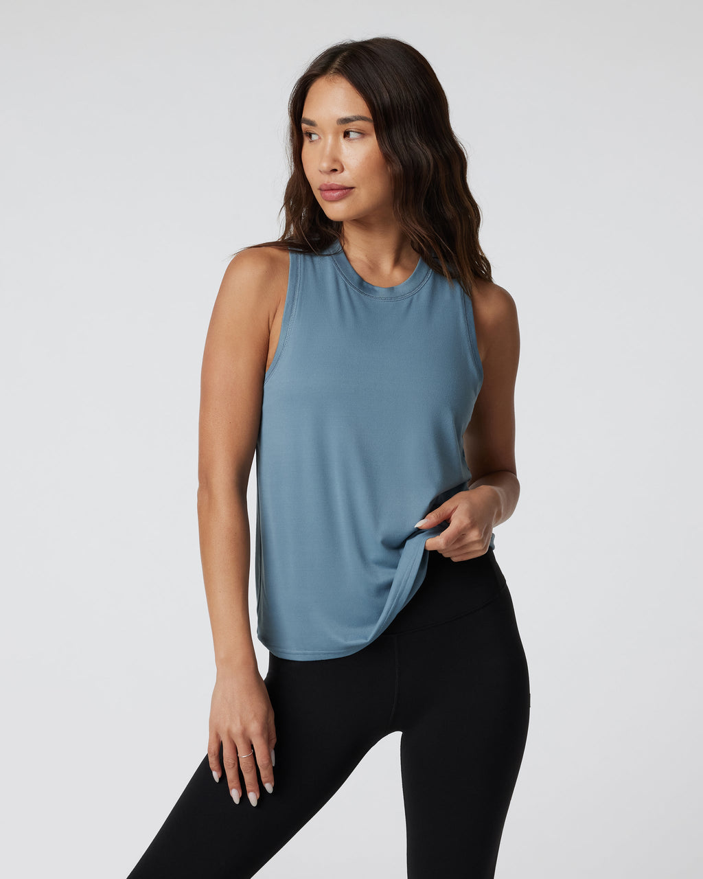 Energy Top Long | Smoke Blue