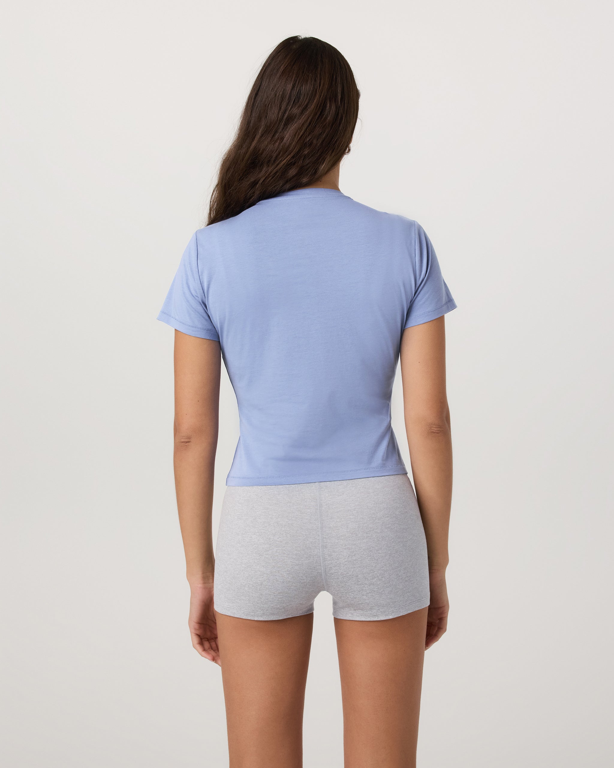 Feather Baby Tee | Bluebell