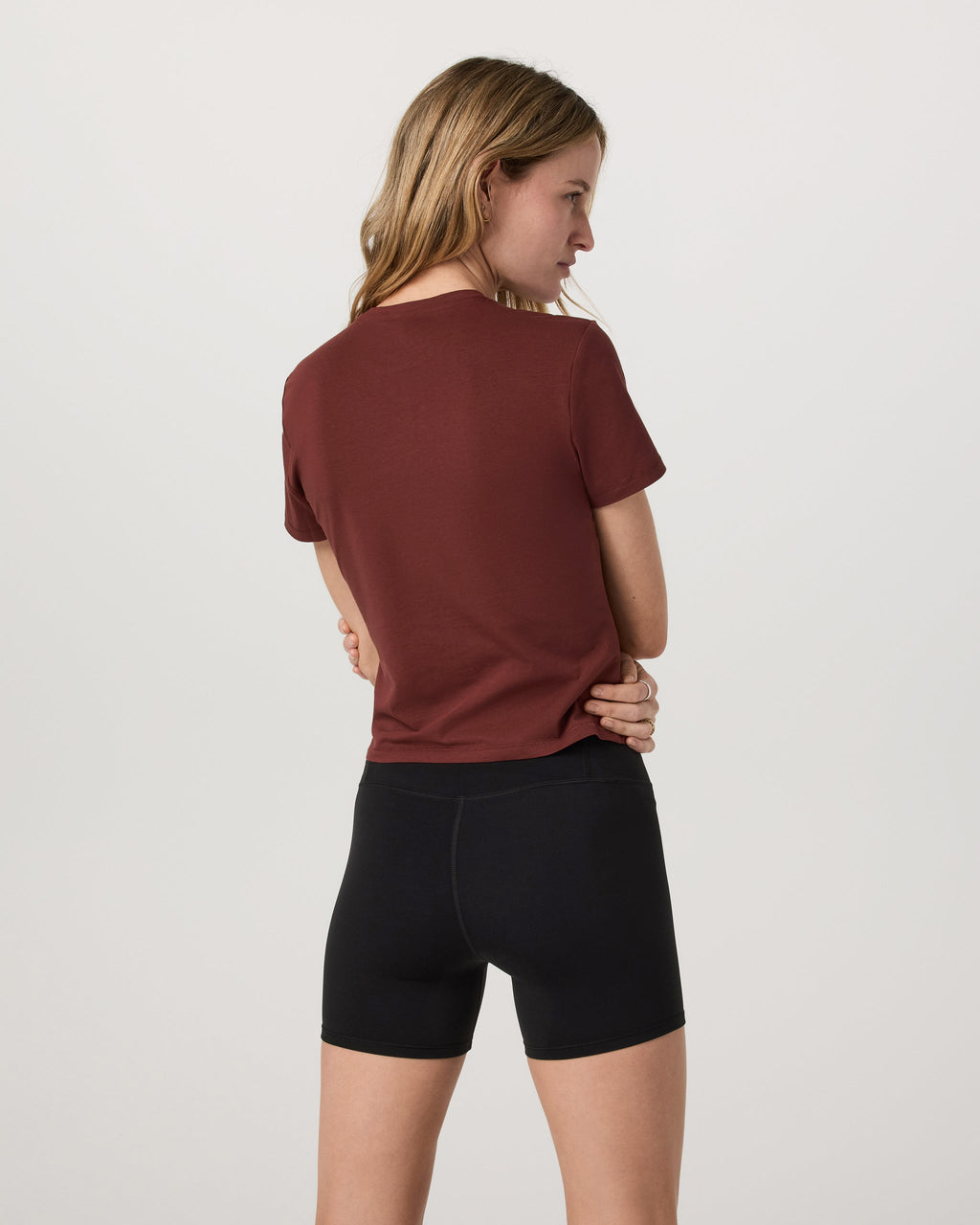 Feather Baby Tee | Burnt Sienna