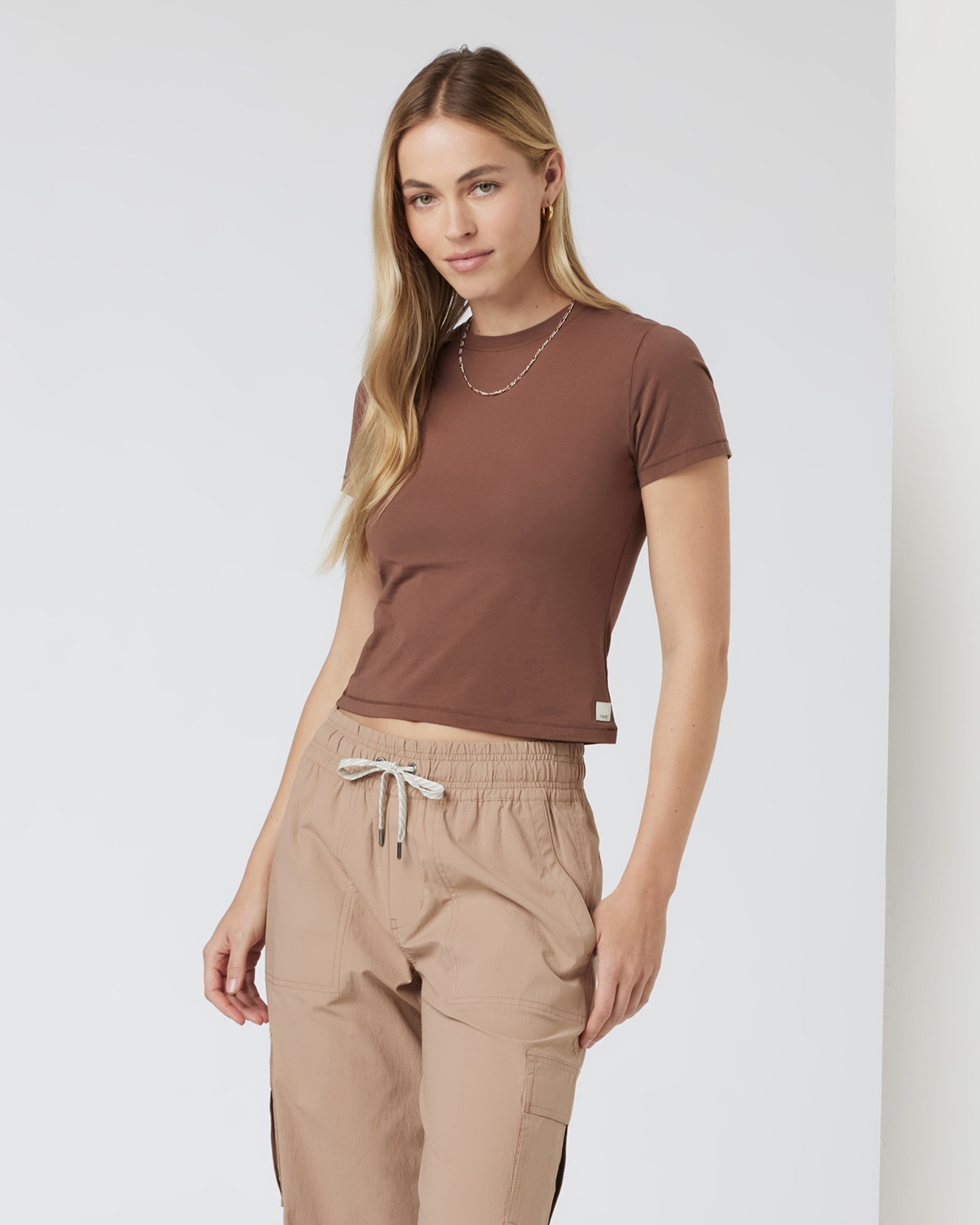 Feather Baby Tee | Pepper