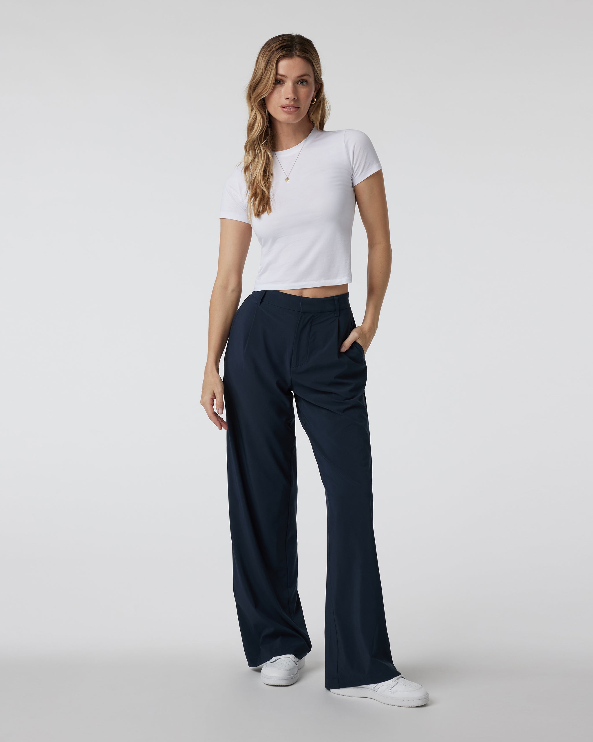 Feather Baby Tee | White