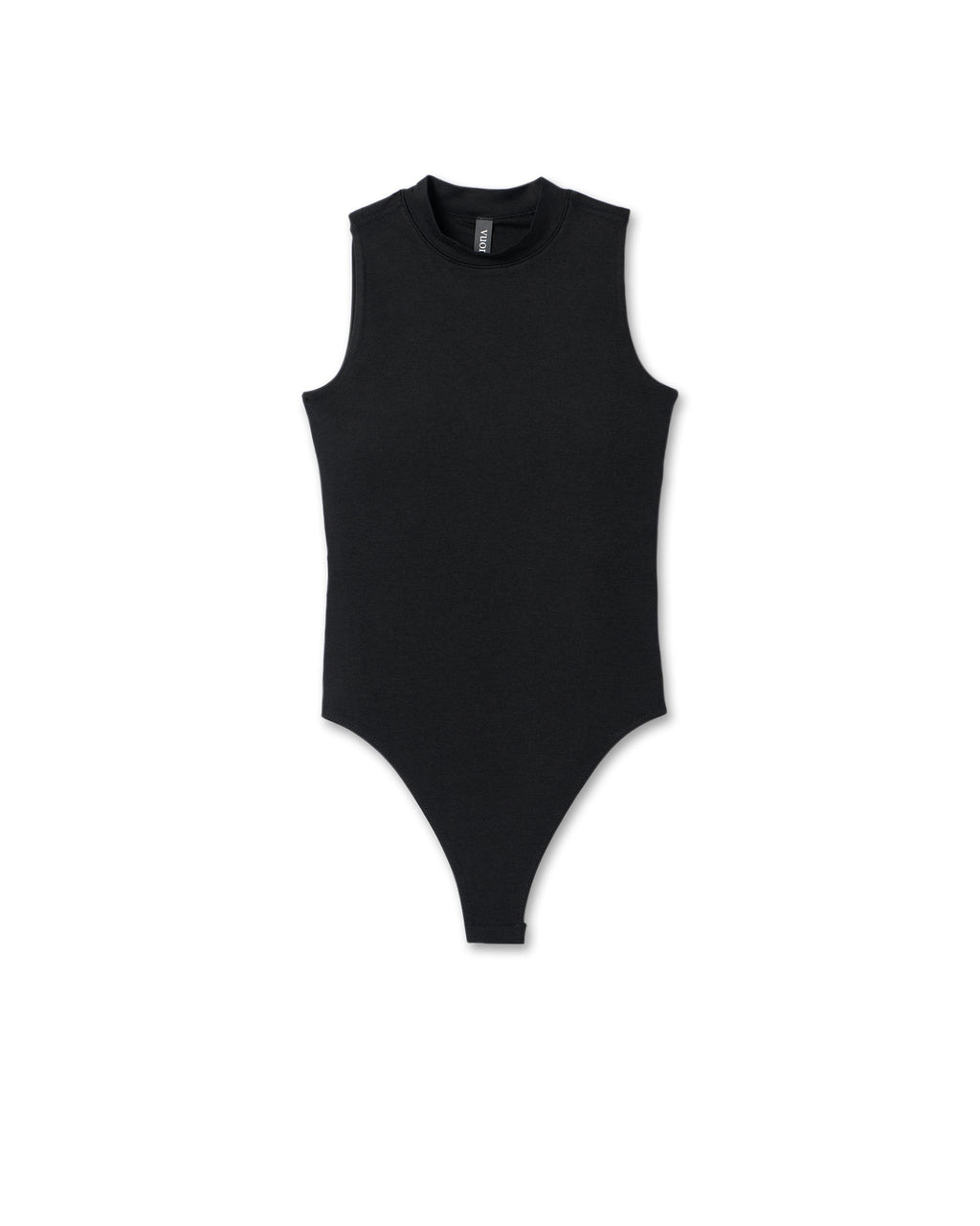 Halo Mock Bodysuit | Black Heather