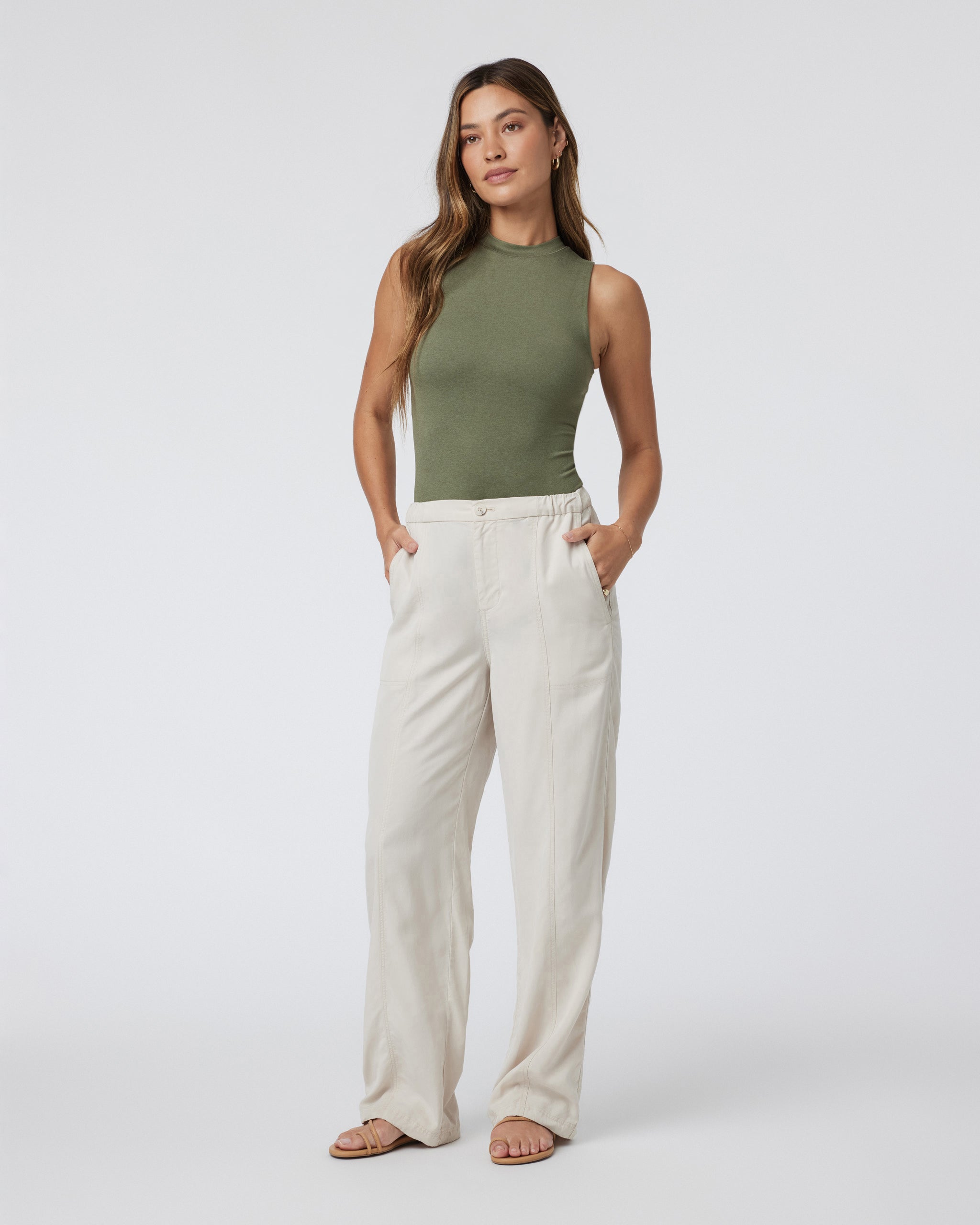 Halo Mock Bodysuit | Dark Metal Heather