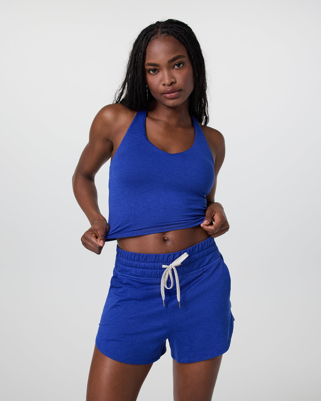 Halo Performance Crop 2.0 | Copenhagen Heather