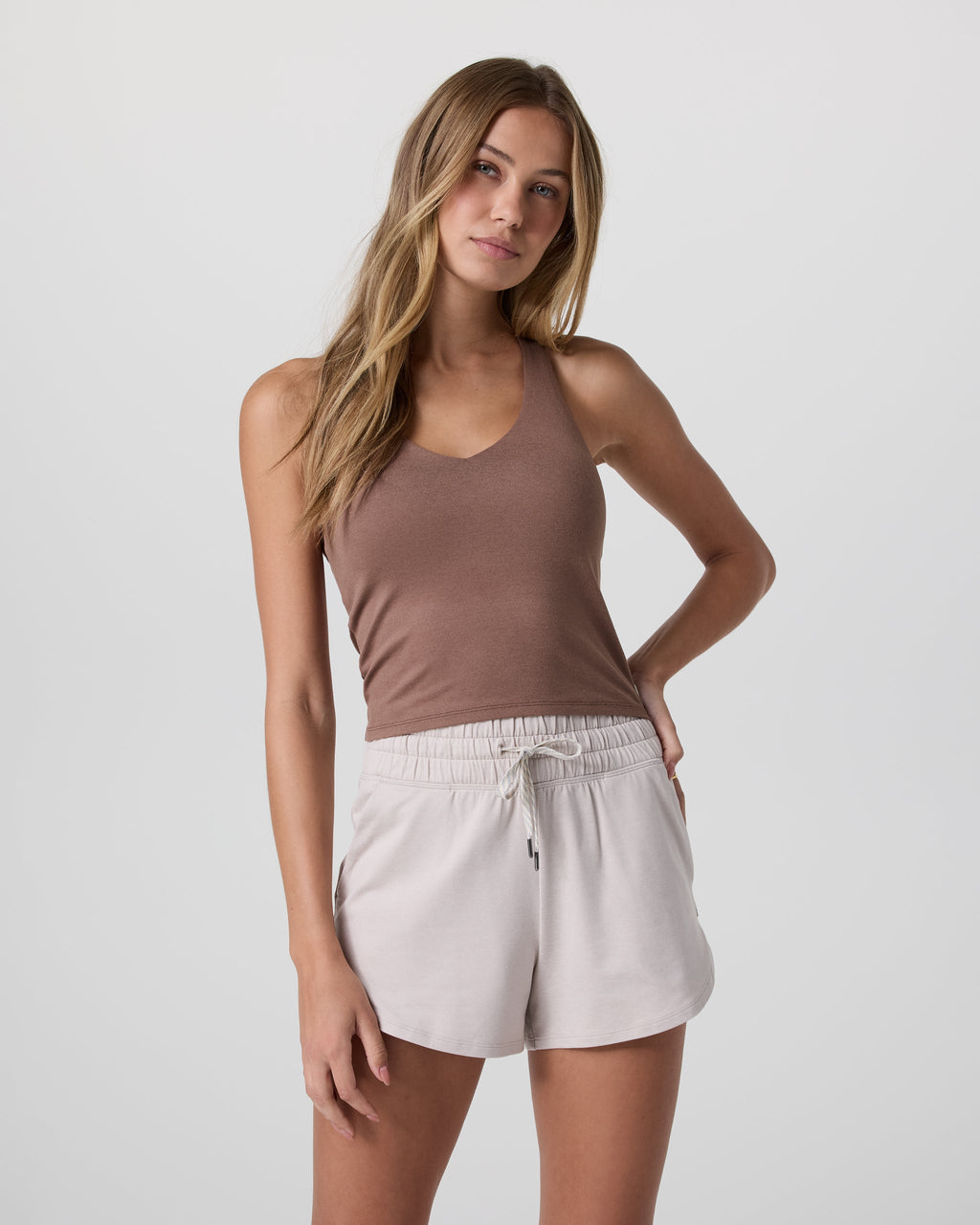 Halo Performance Crop 2.0 | Cardamom Heather