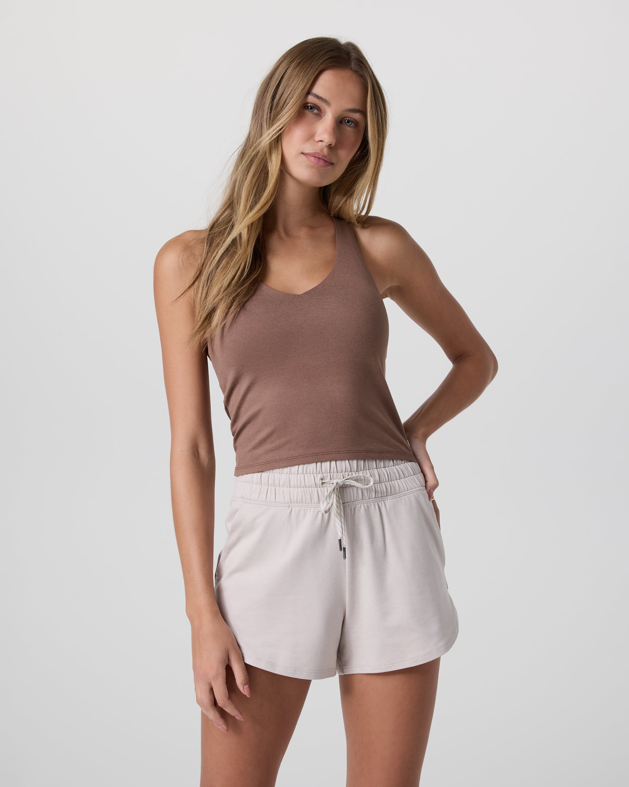 Halo Performance Crop 2.0 | Cardamom Heather