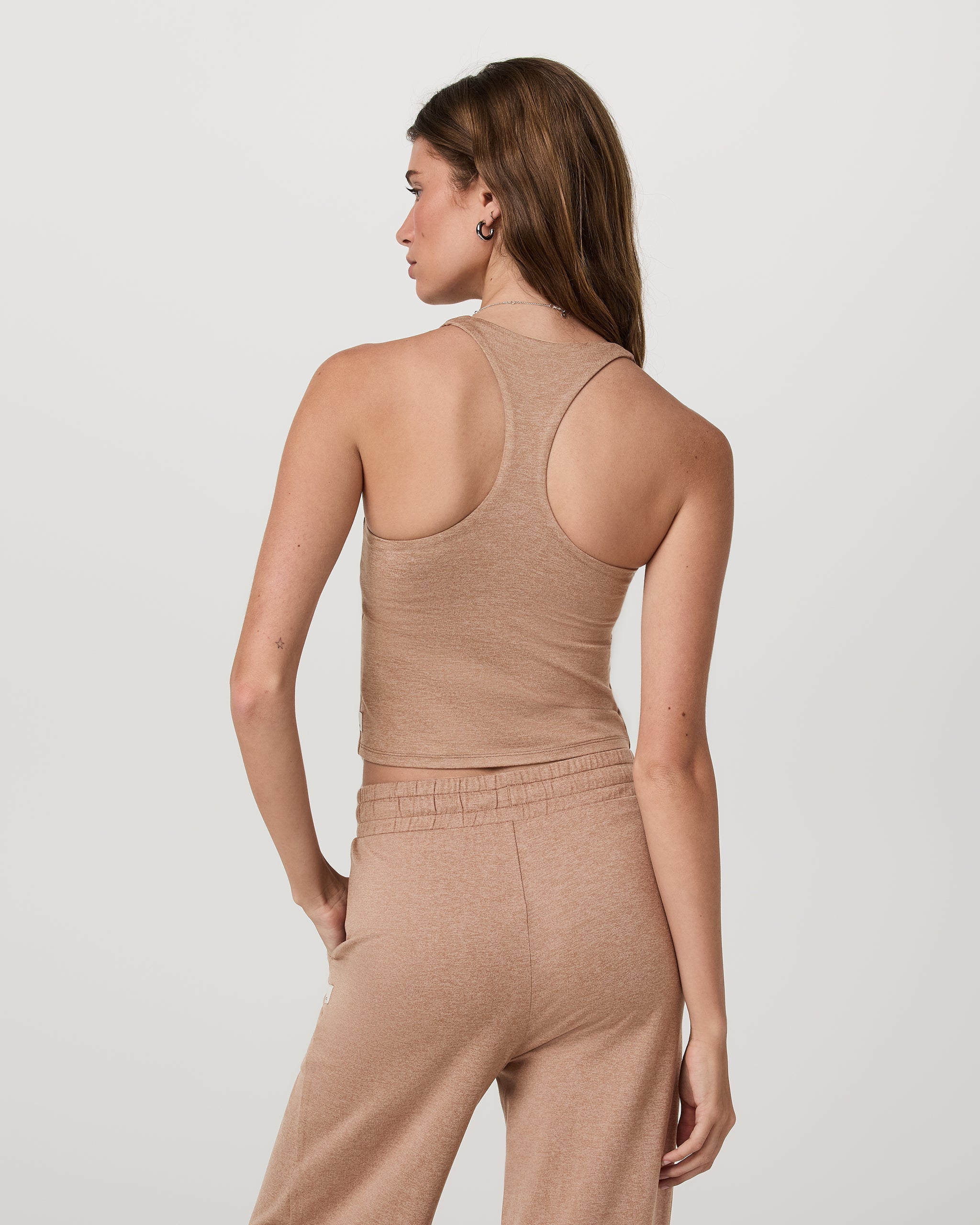 Halo Performance Crop 2.0 | Nutmeg Heather