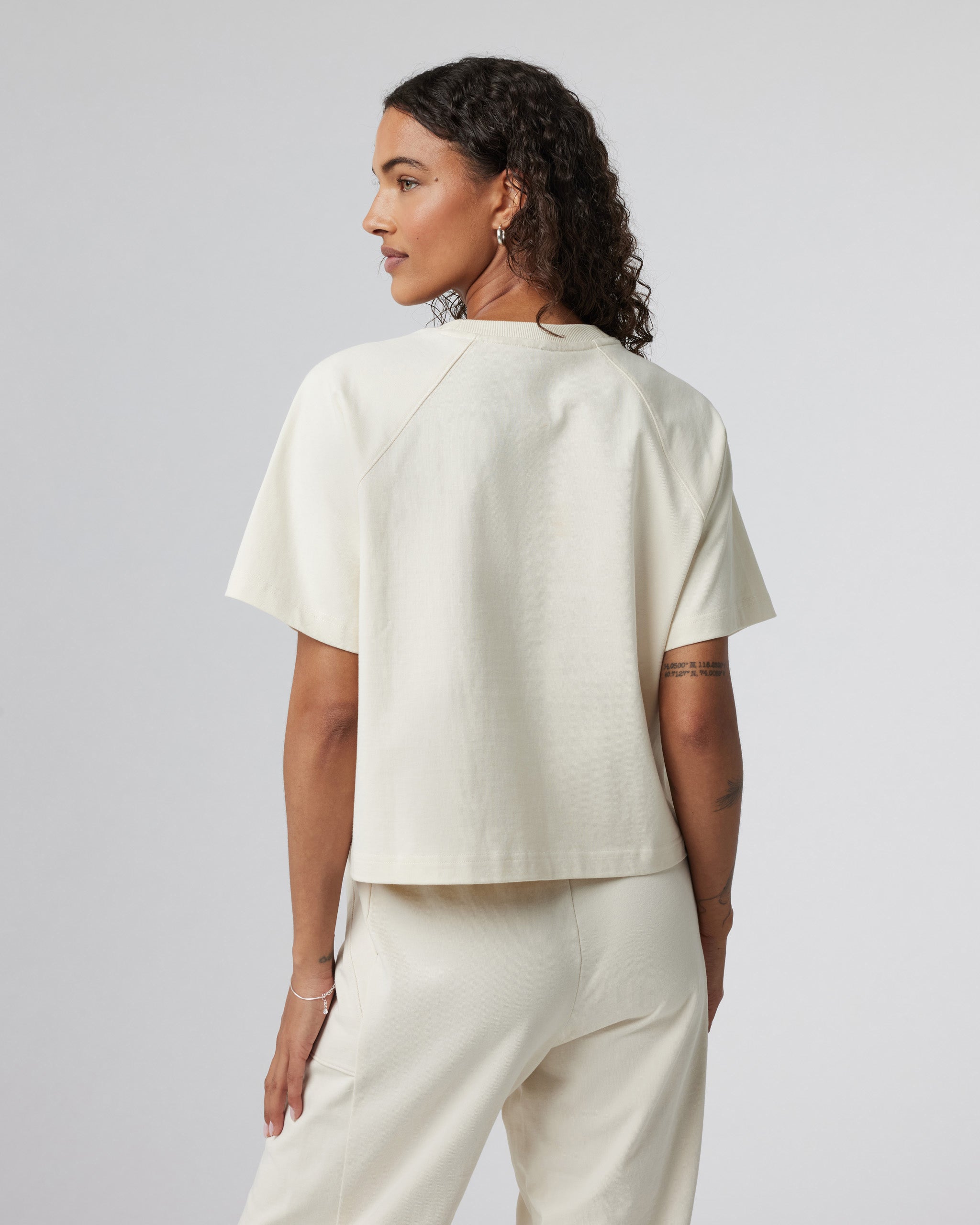 Short Sleeve Mackenzie Top | Natural