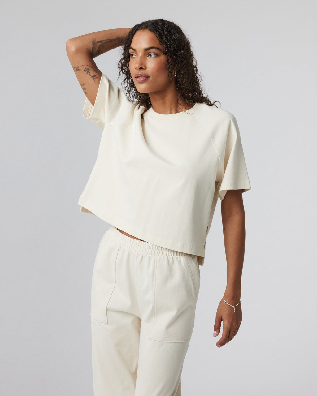 Short Sleeve Mackenzie Top | Natural