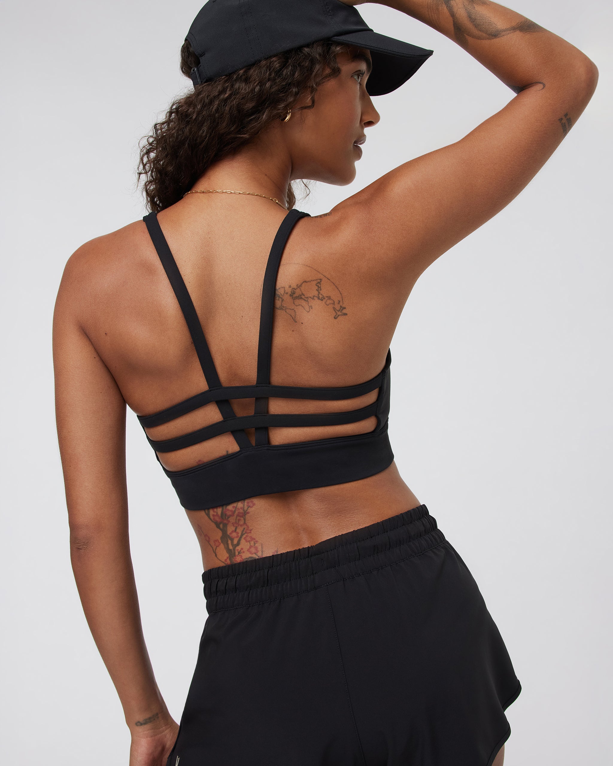 Yosemite Longline Bra | Black