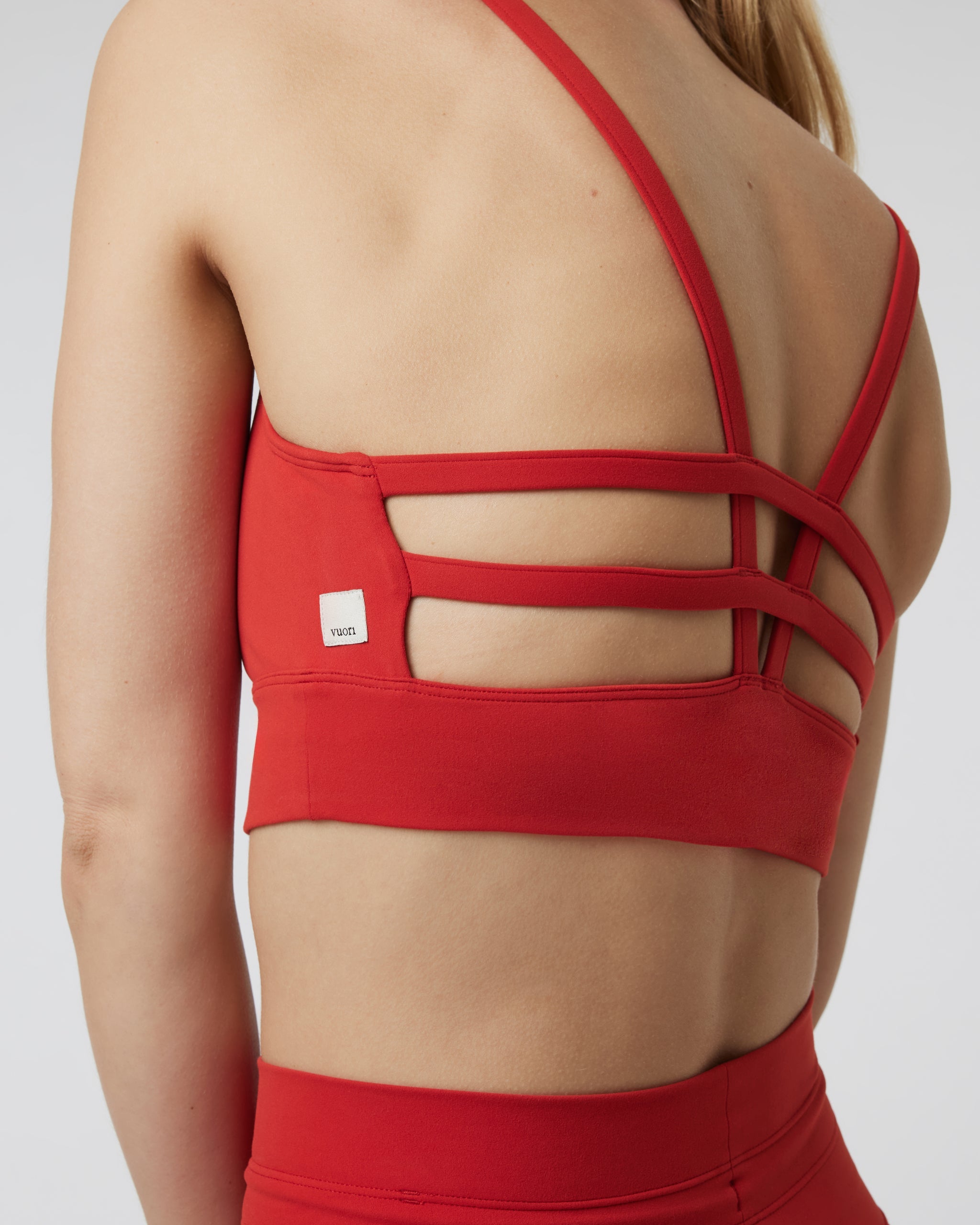 Yosemite Longline Bra | Scarlet