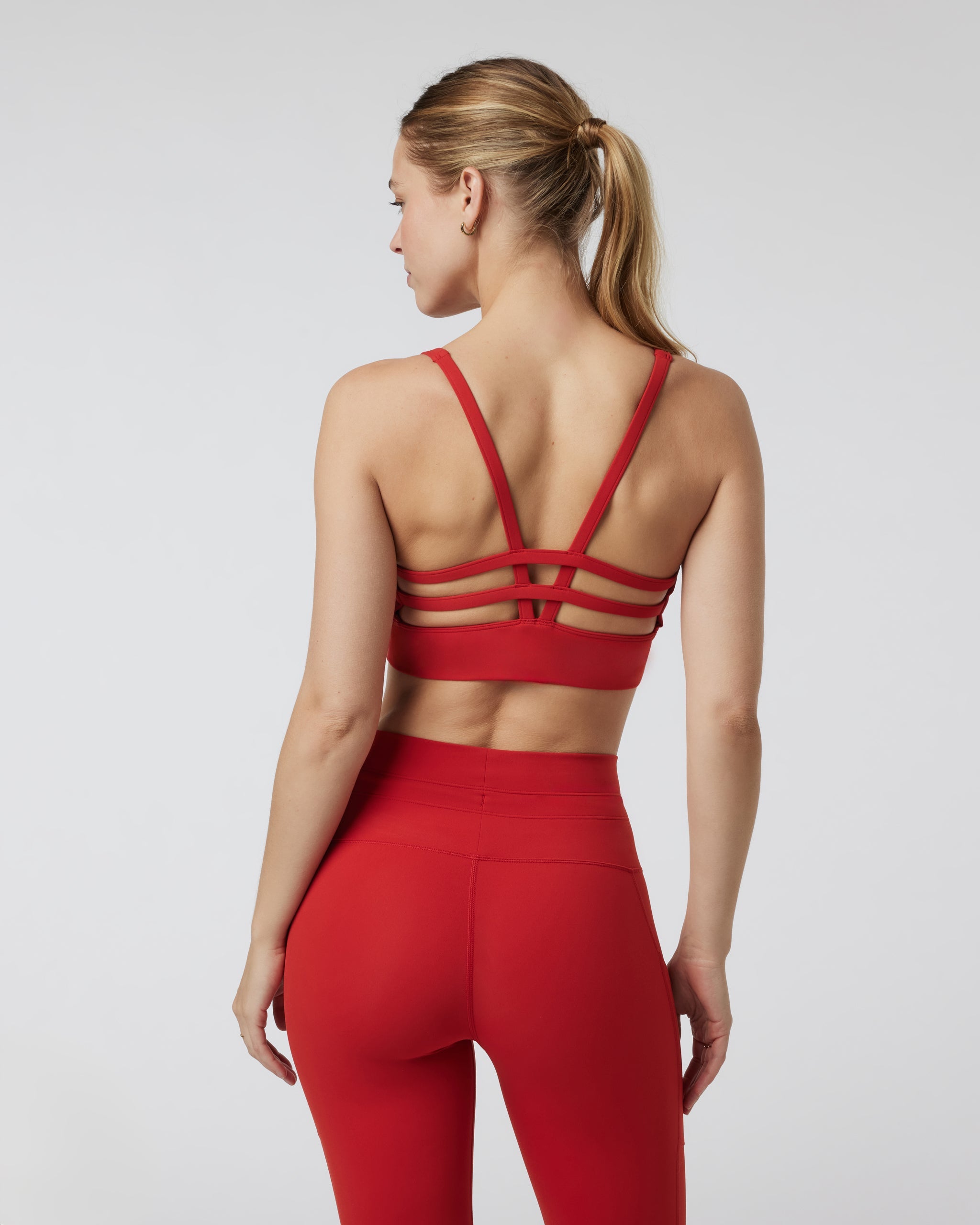 Yosemite Longline Bra | Scarlet