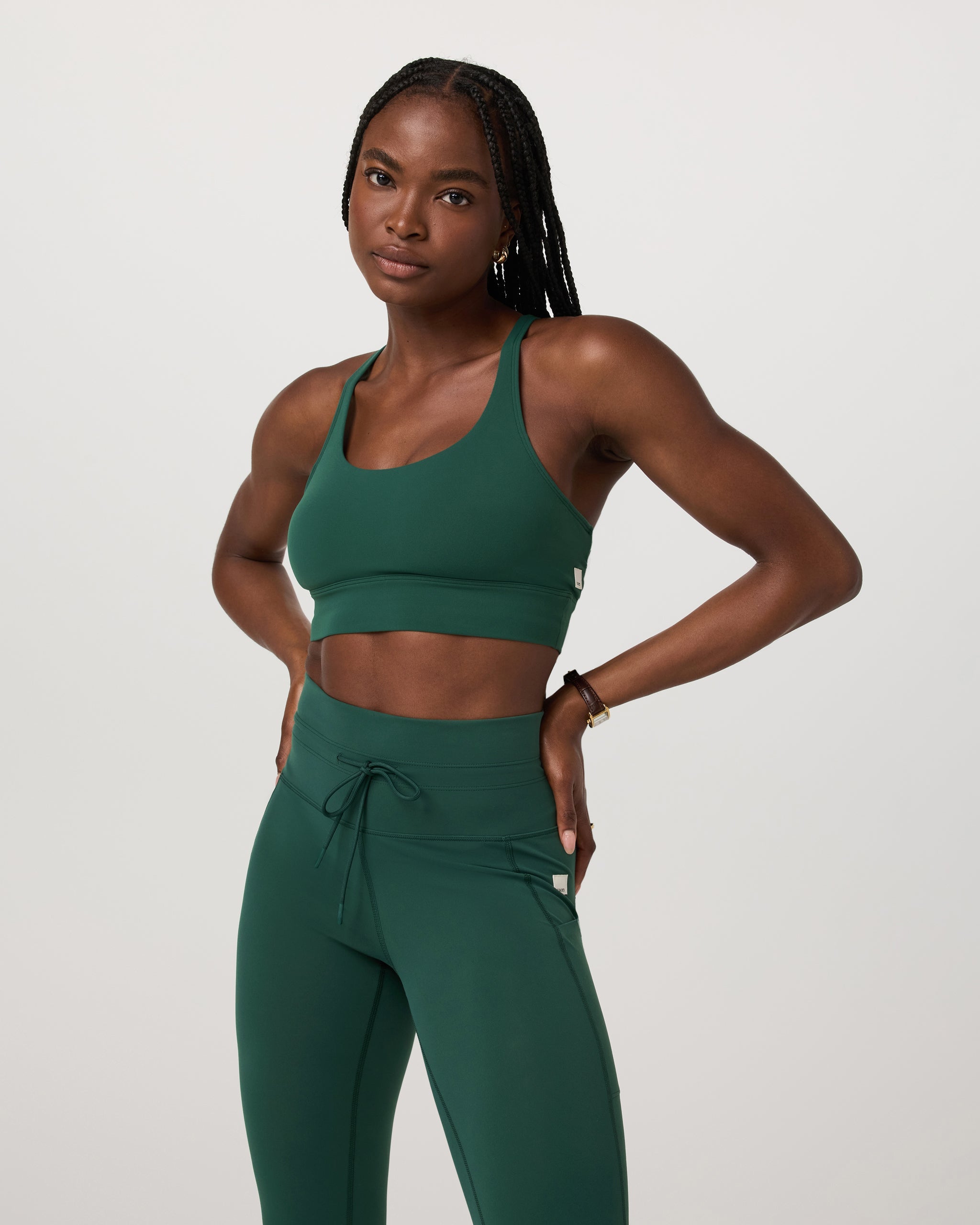 Yosemite Longline Bra | Viridian