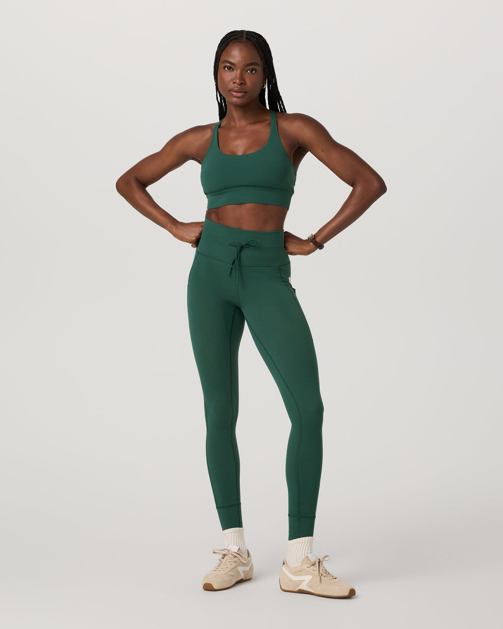 Daily Pocket Legging - Long | Viridian