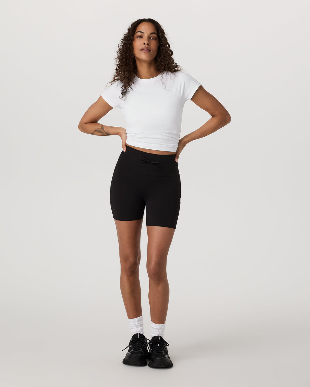 Short Sleeve Seamless Surge Tee | White