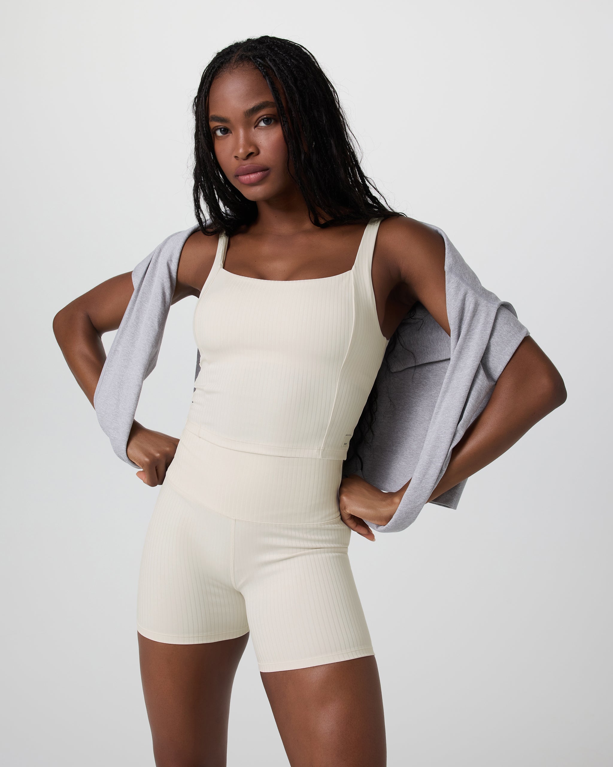 Inversion Rib Support Tank | Marshmallow