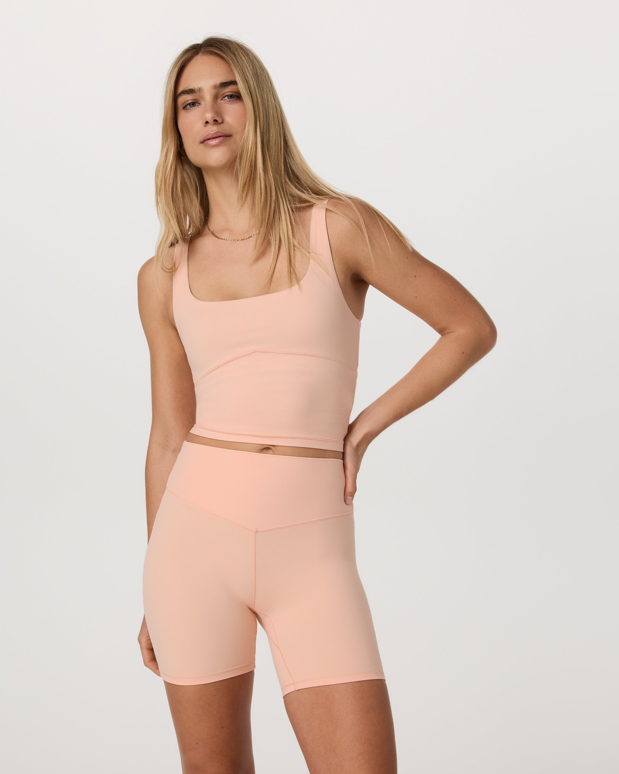 Vuori AllTheForm™ Support Tank | Bright Peach