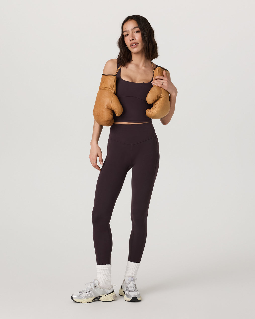Vuori AllTheForm™ Pocket Legging-Long | Raisin