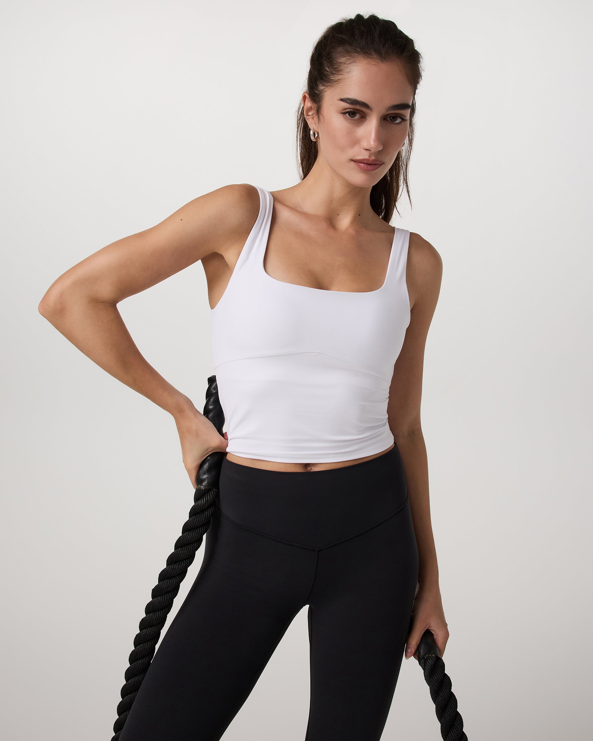 Vuori AllTheForm™ Support Tank | White