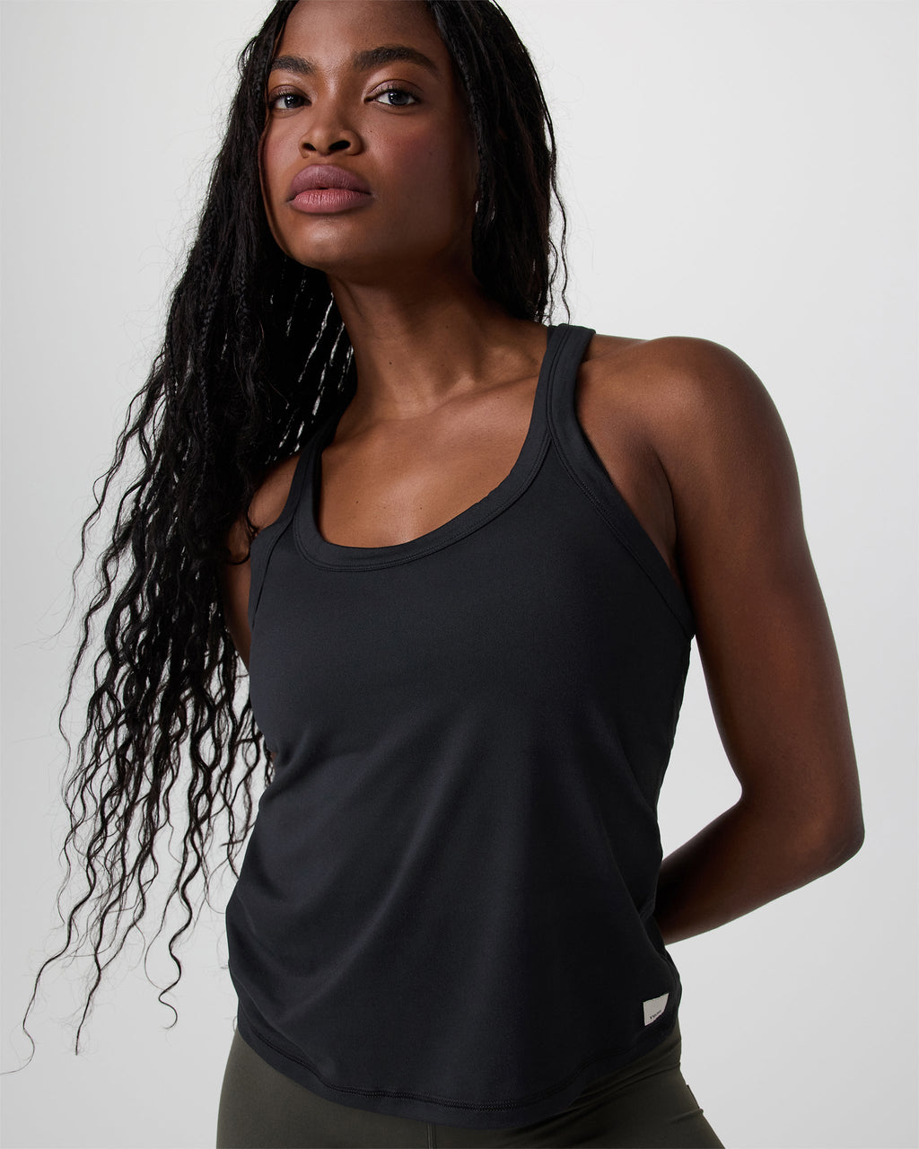 Lux Racerback Tank | Black