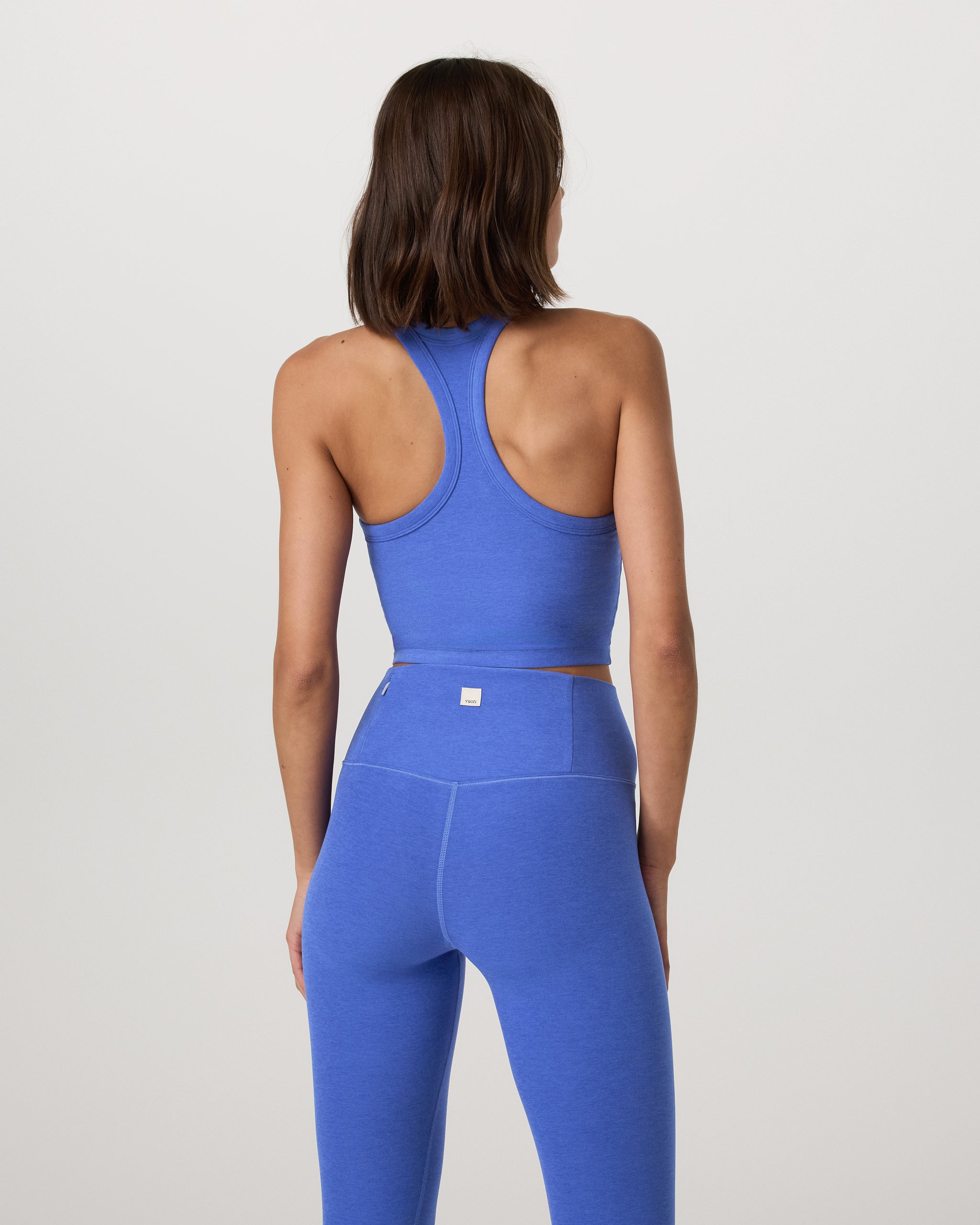 Elevation Racerback Tank | Bright Iris Heather