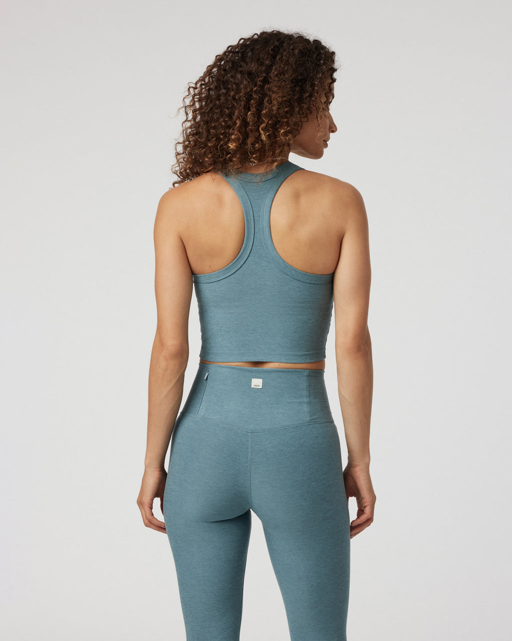 Elevation Racerback Tank | Smoke Blue Heather