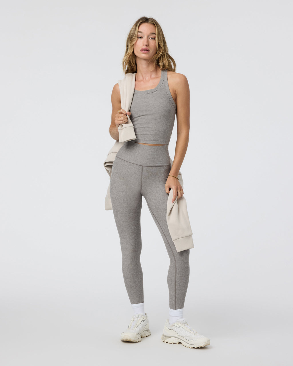 Elevation Racerback Tank | Cobblestone Heather