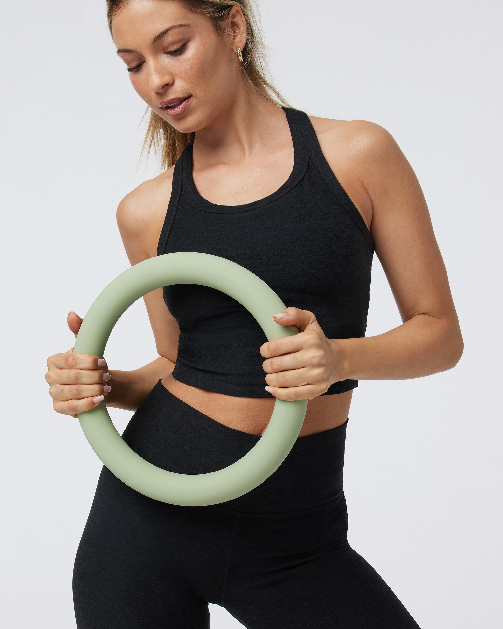 Elevation Racerback Tank | Black Heather